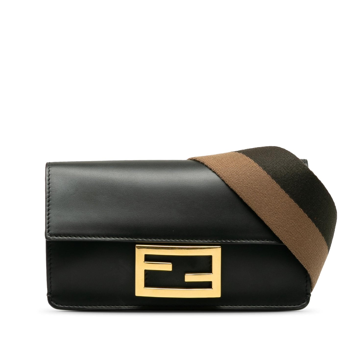 Fendi Flat Baguette Shg 4Ly3Vo Crossbody Bag Mini Shoes