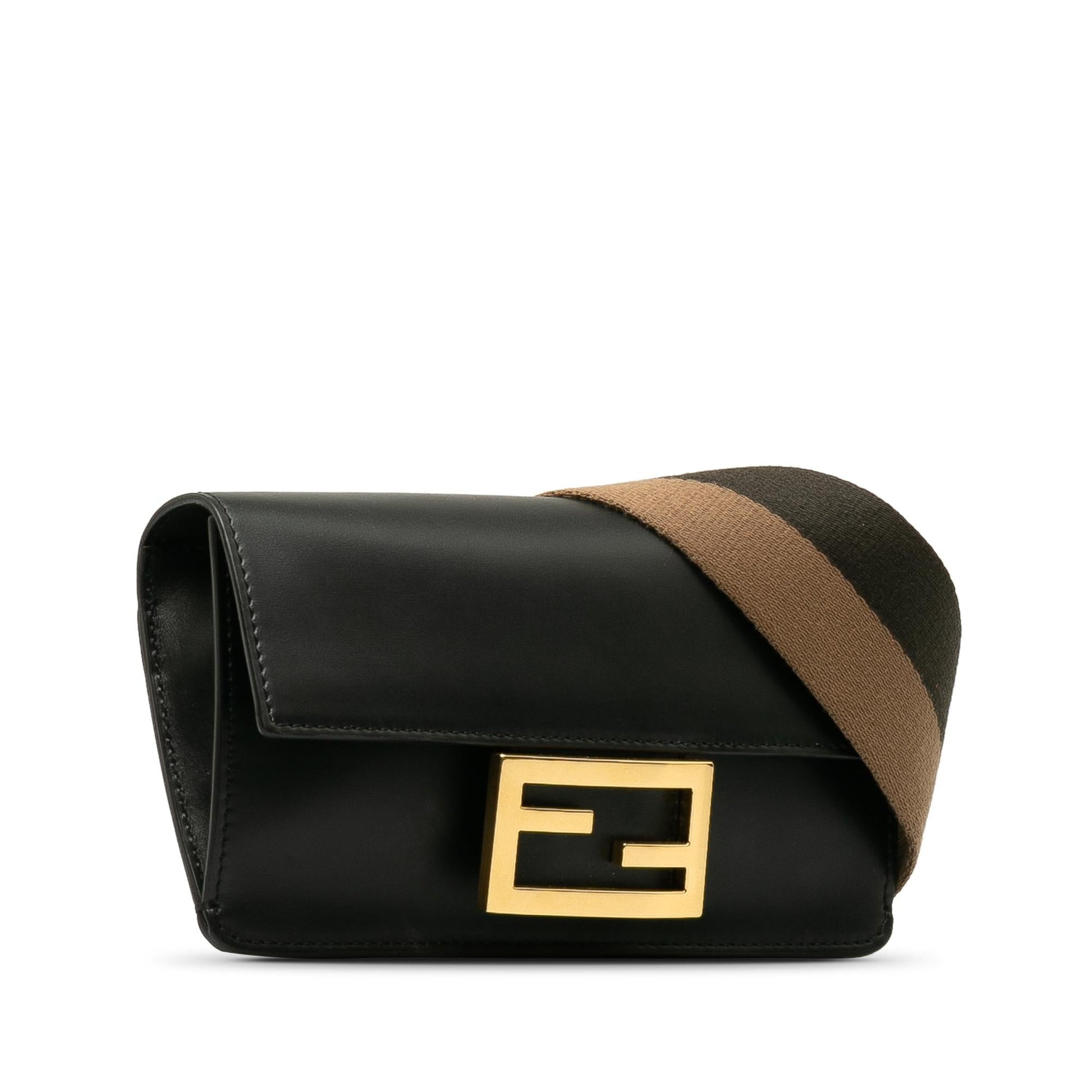 Fendi Flat Baguette Shg 4Ly3Vo Crossbody Bag Mini Shoes