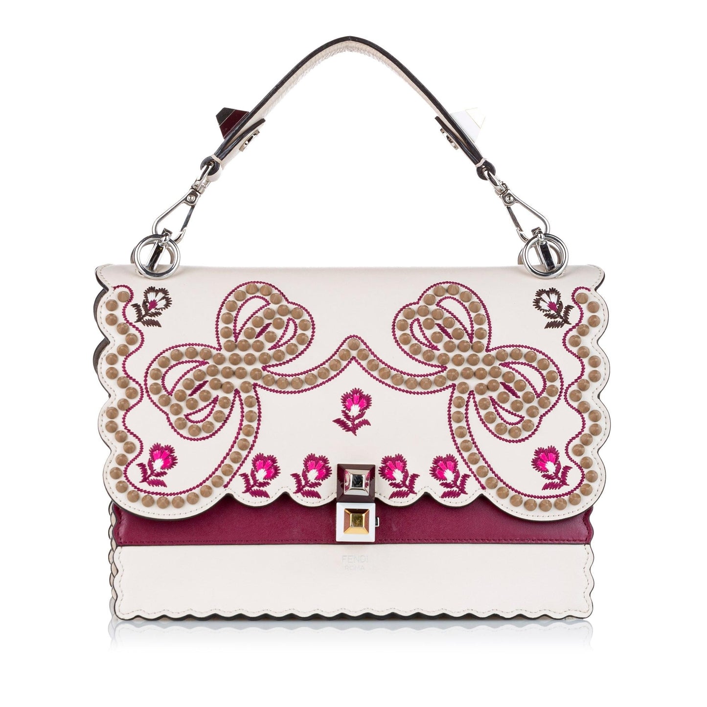 Fendi Kan Satchel Shg Leather Mini Satchel Bag Satchel Shg 21675