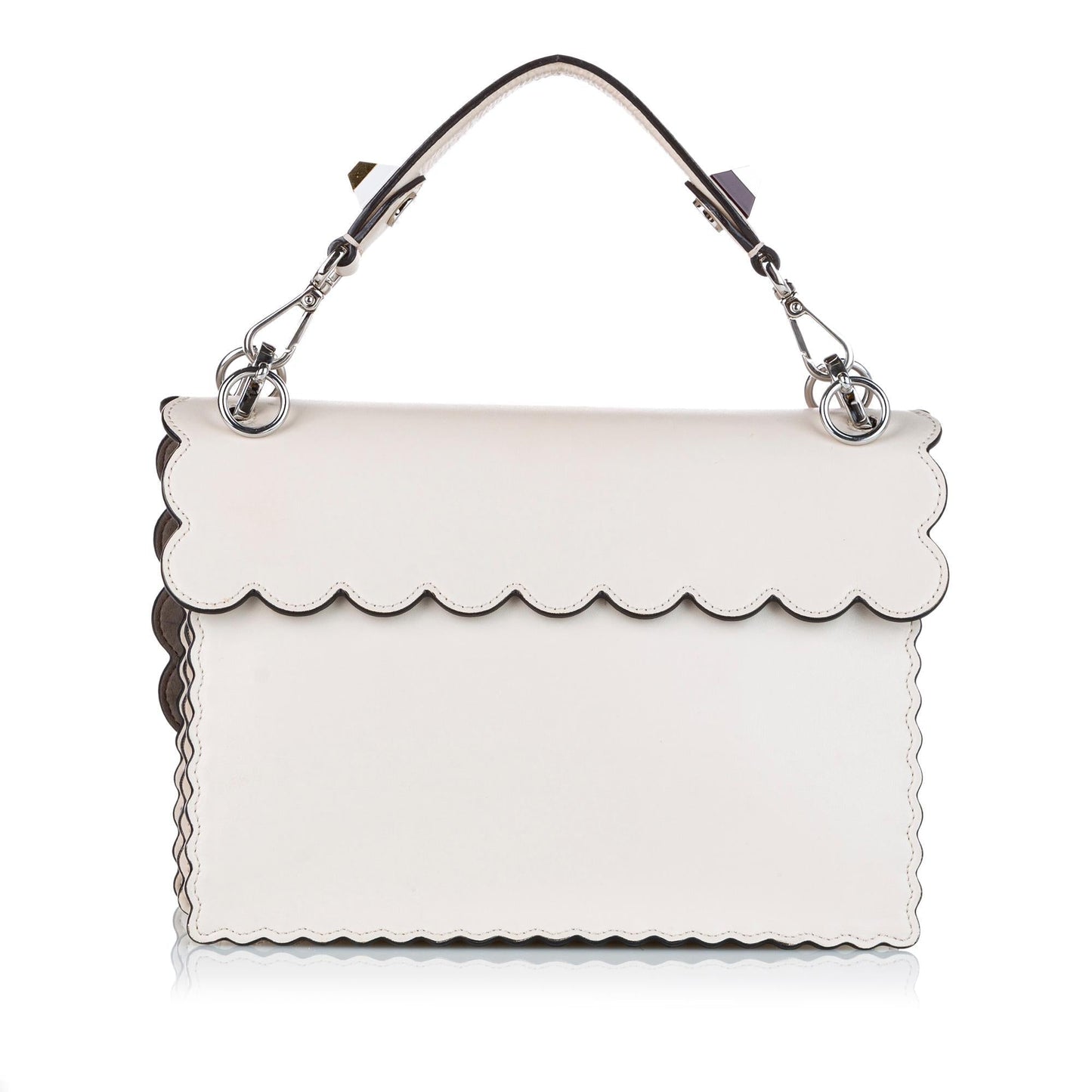 Fendi Kan Satchel Shg Leather Mini Satchel Bag
