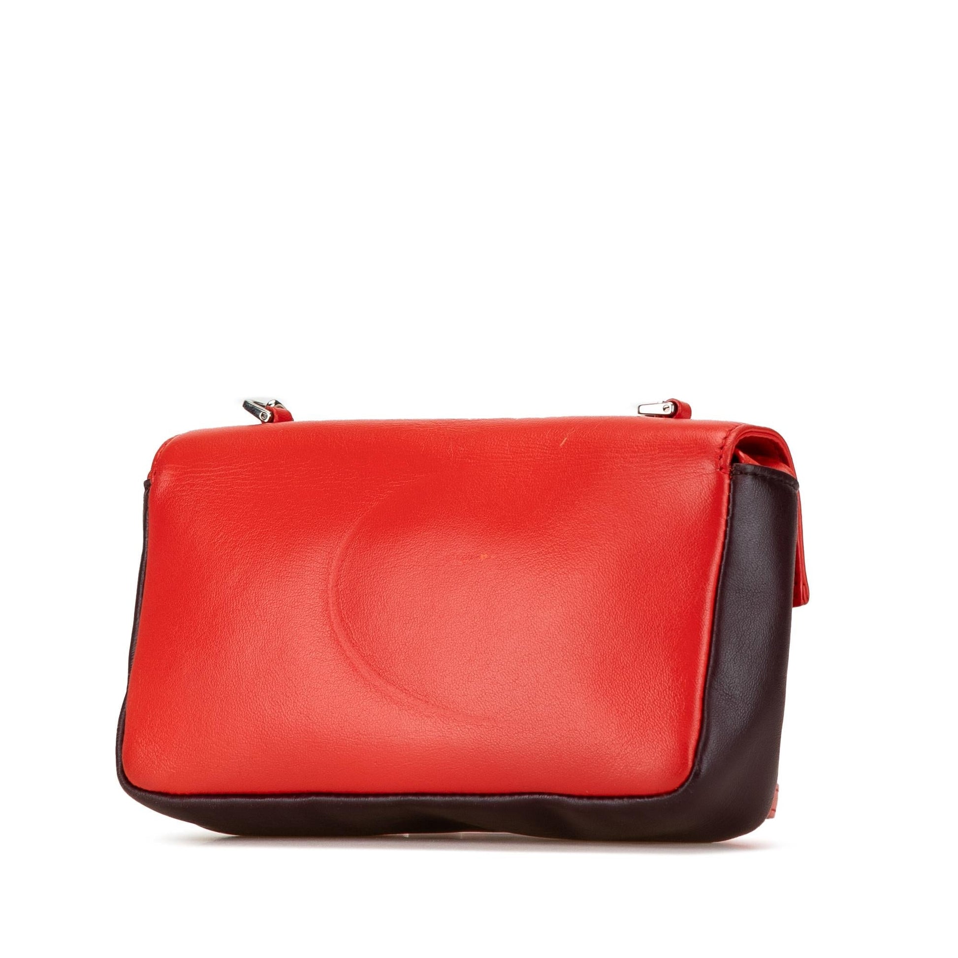 Fendi Be Baguette Crossbody Shg J2Qbfj Leather Mini Shoulder Bag