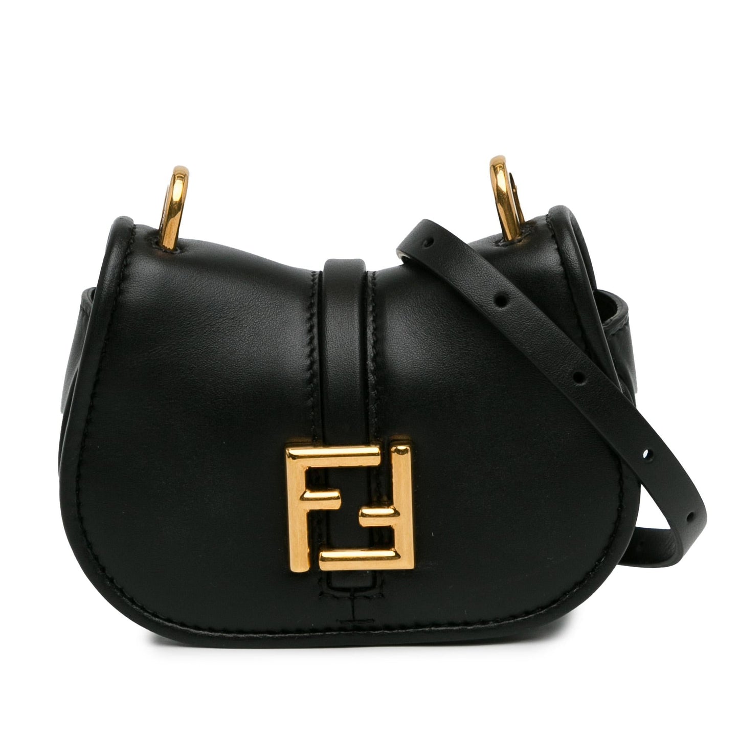 Fendi Mon Crossbody Bag Shg 87Wz4Z Leather Mini