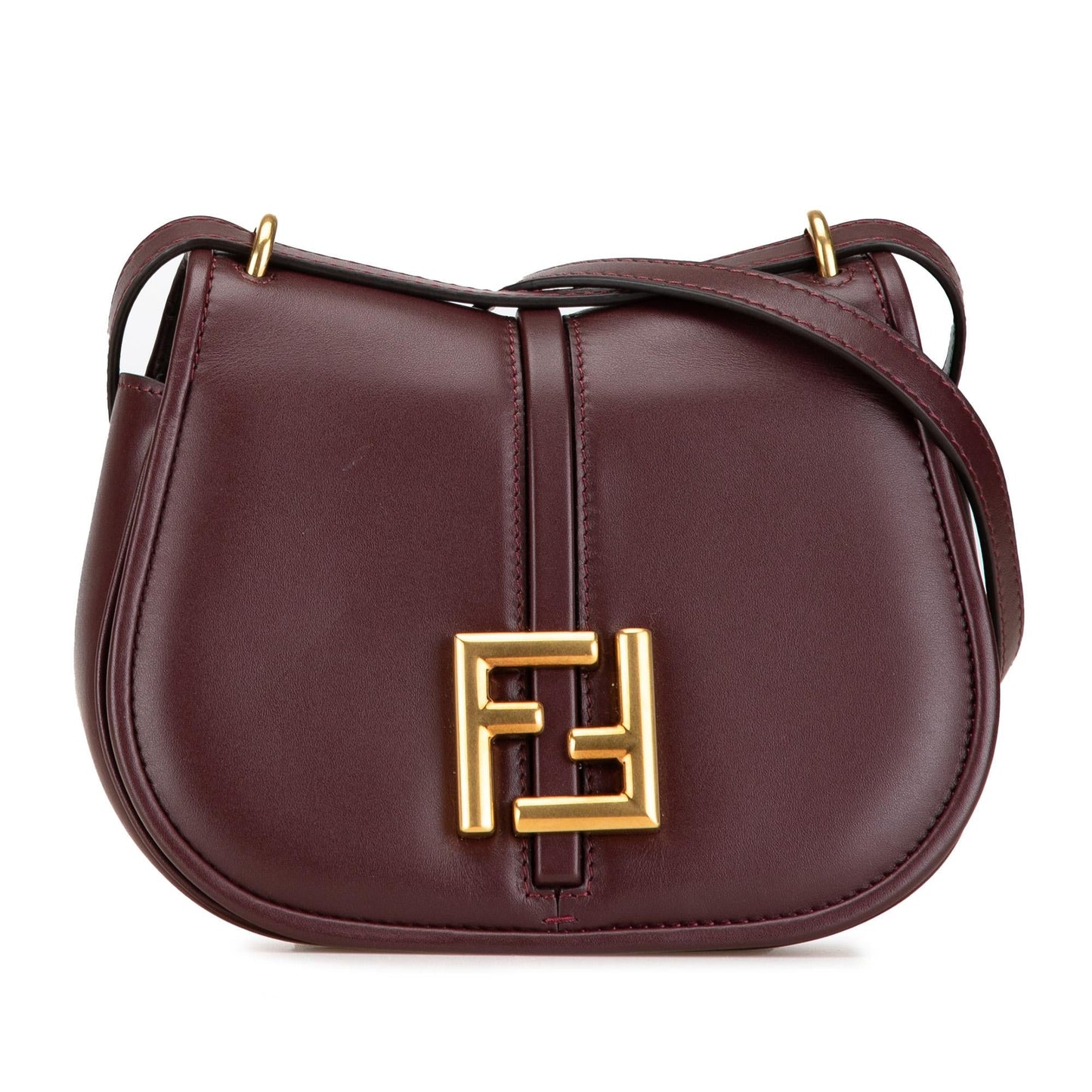 Fendi Mon Crossbody Leather Mini Crossbody Bag