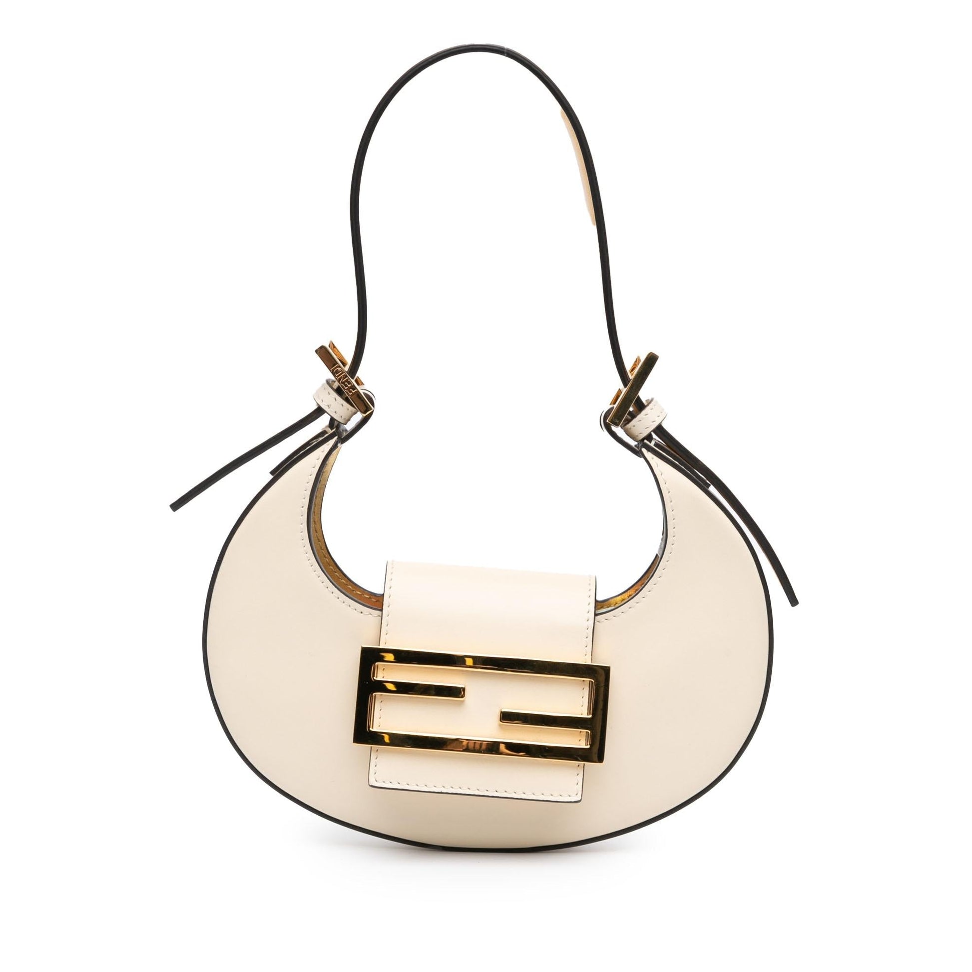 Fendi Cookie Hobo Leather Mini Shoulder Bag Hobo Shg Vz7U4R