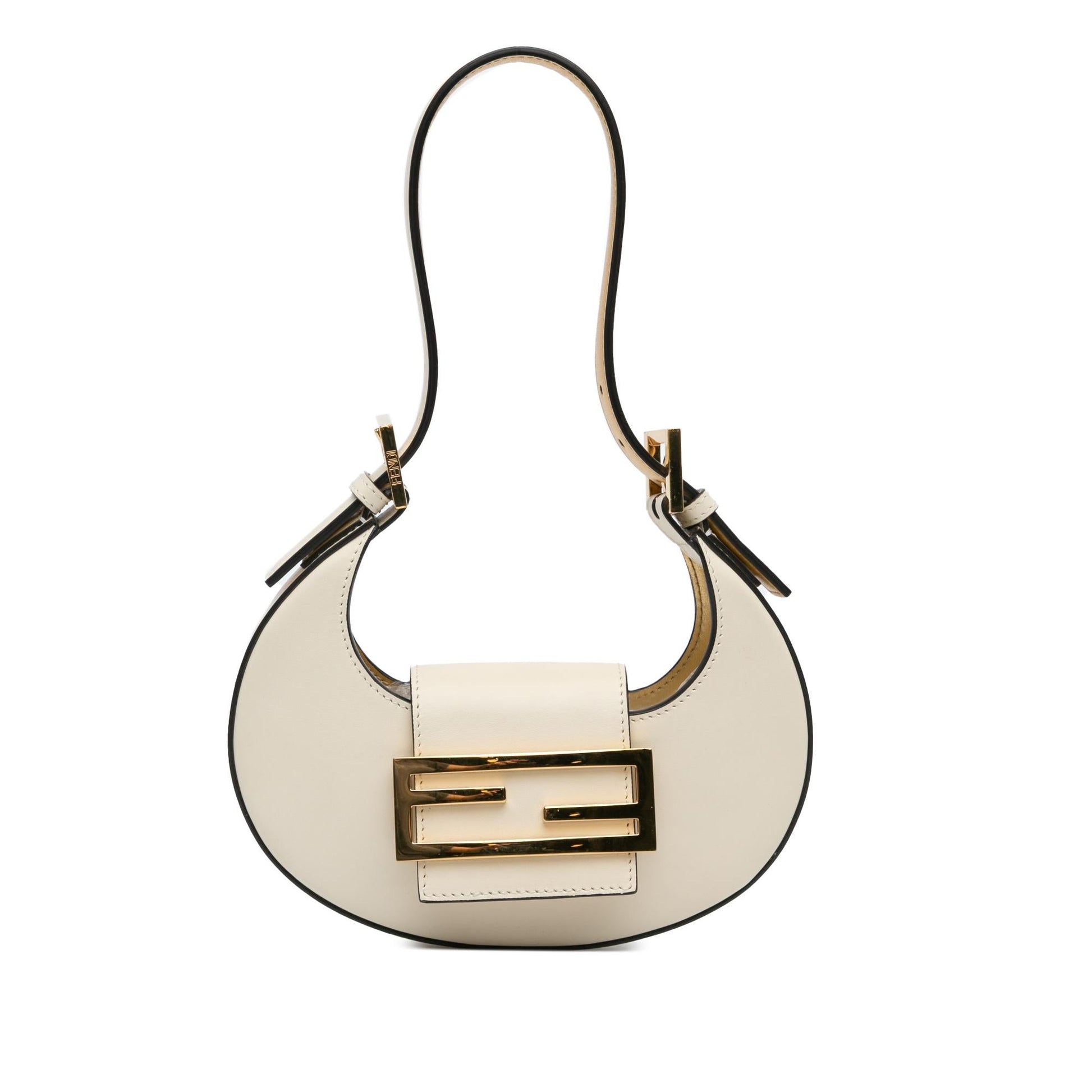 Fendi Cookie Hobo Leather Mini Shoulder Bag Hobo Shg Hv6Dhj