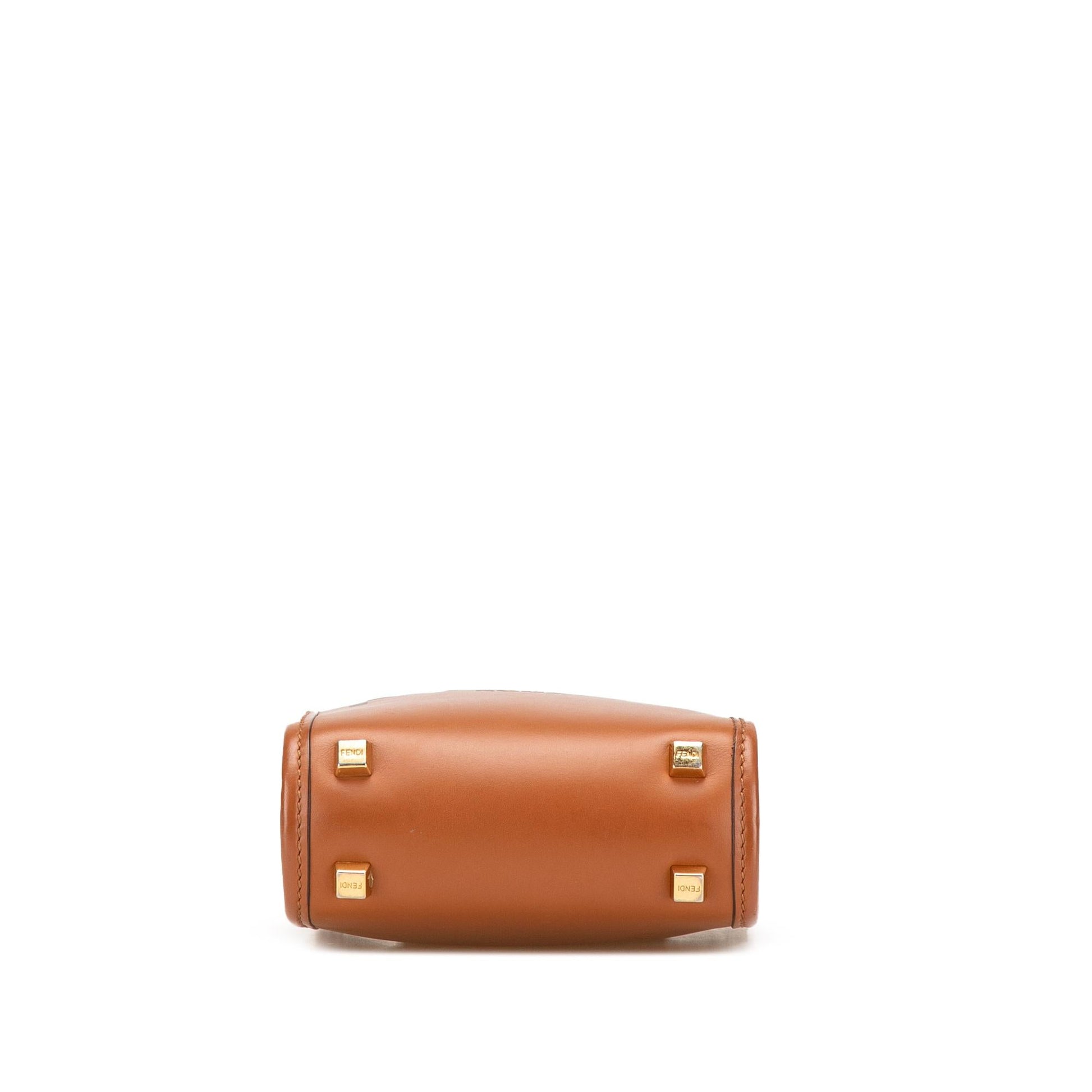 Fendi Sunshine Shopper Tote Leather Mini Tote Bag Shopper Tote 1