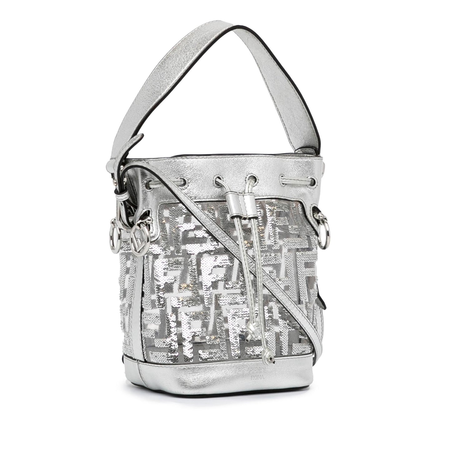Fendi Mon Tresor Sequined Bag Shg Qqnn4Z Mini Bucket Shoulder Bag