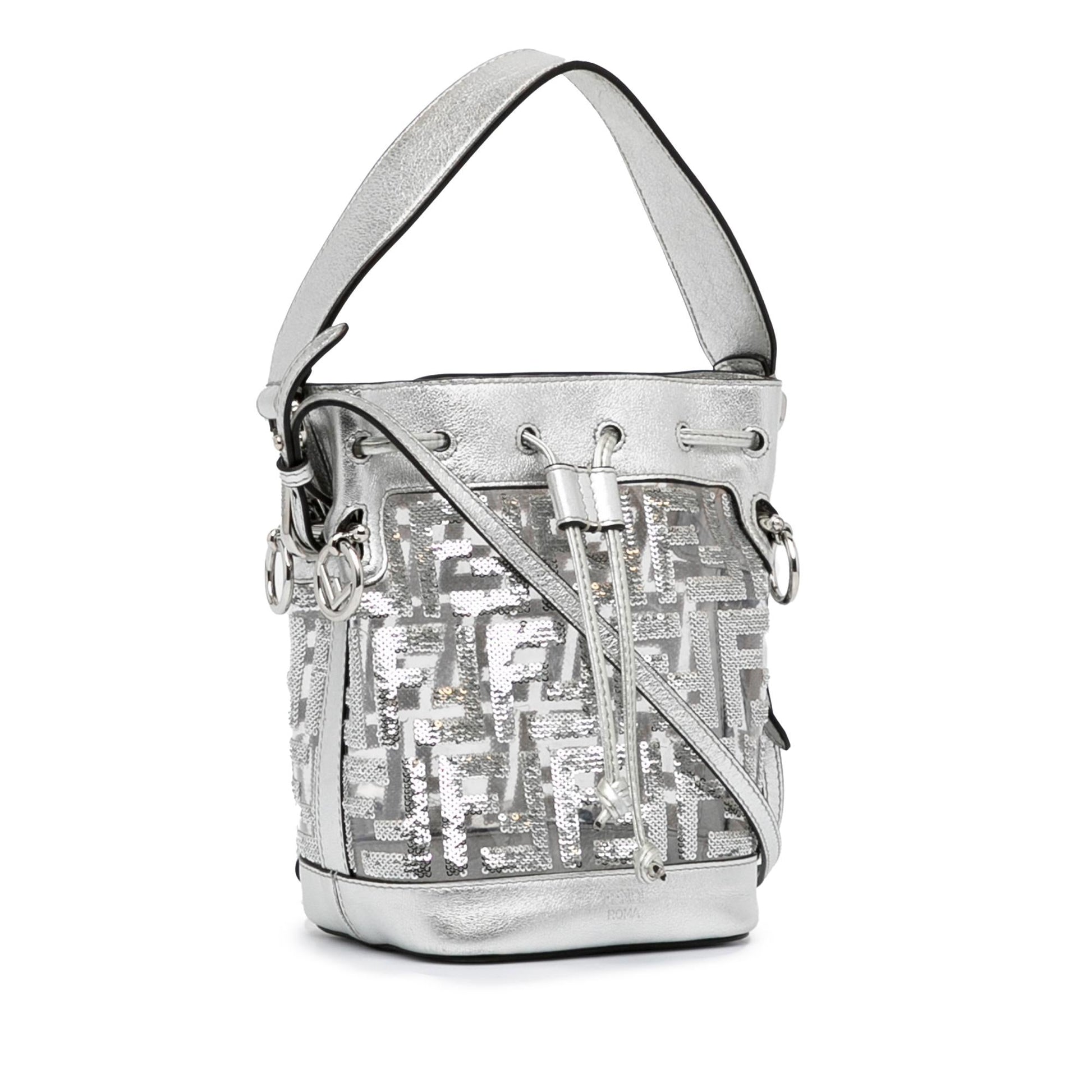 Fendi Mon Tresor Sequined Bag Shg Qqnn4Z Mini Bucket Shoulder Bag
