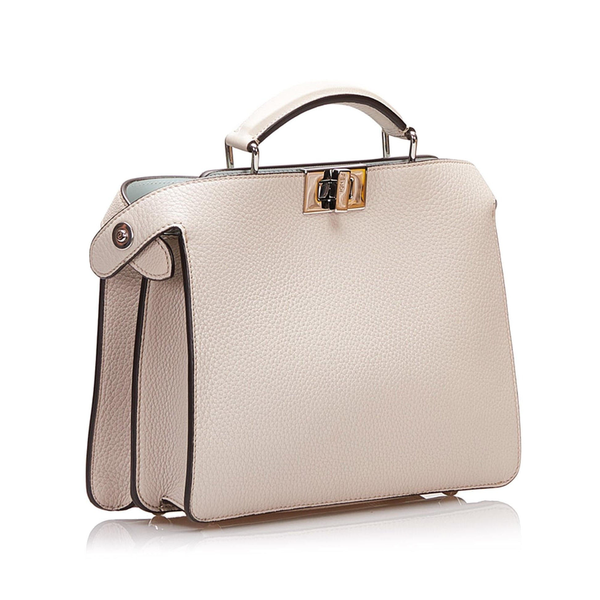 Fendi Peekaboo Iseeu Shg Satchel Bag Mini