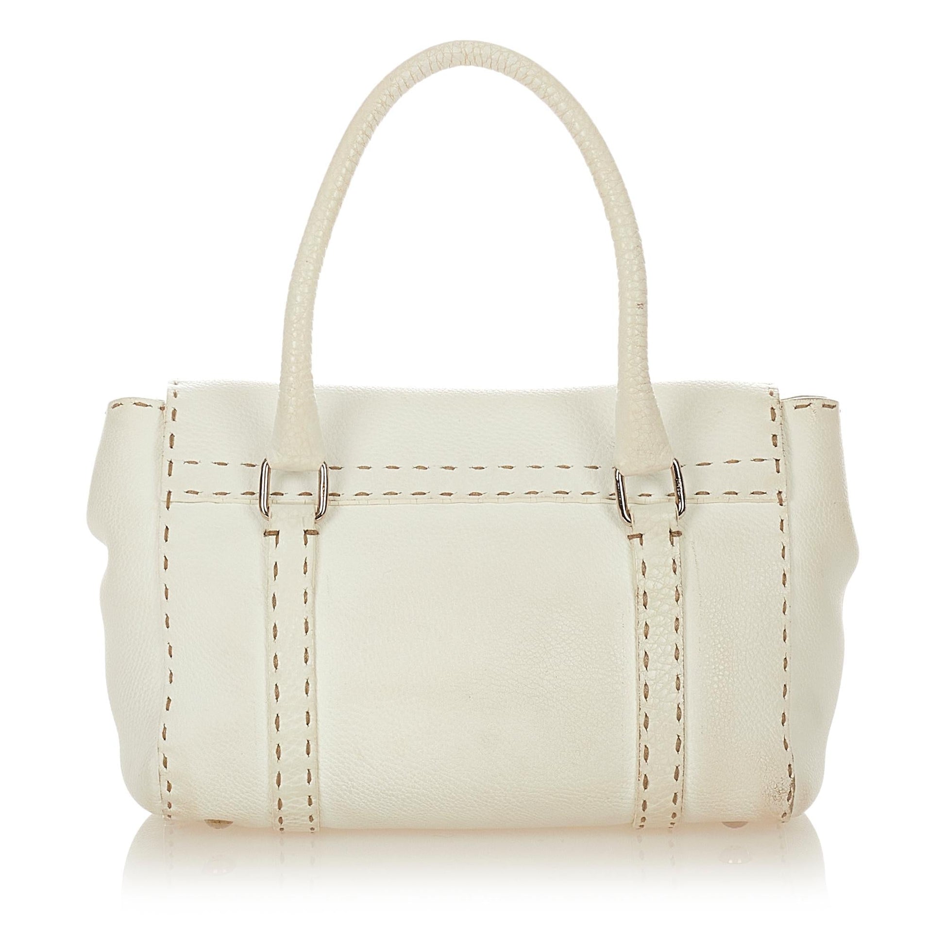 Fendi Selleria Linda Handbag Shg Leather Mini Satchel Bag Handbag Shg 26509