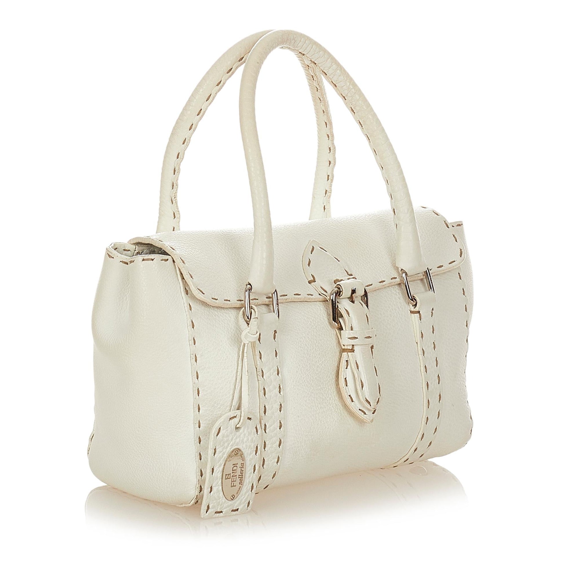 Fendi Selleria Linda Handbag Shg Leather Mini Satchel Bag Handbag Shg 26509
