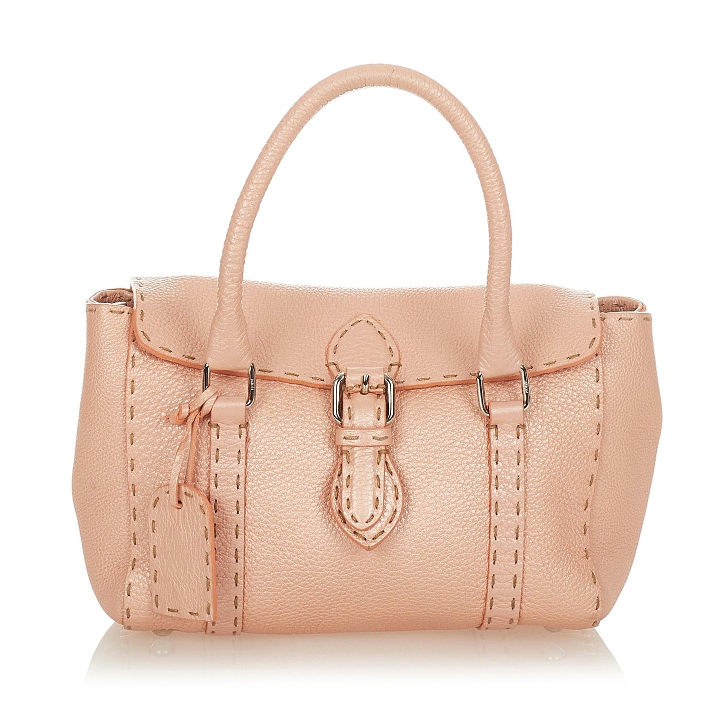 Fendi Selleria Linda Handbag Shg Leather Mini Satchel Bag Handbag Shg 26702