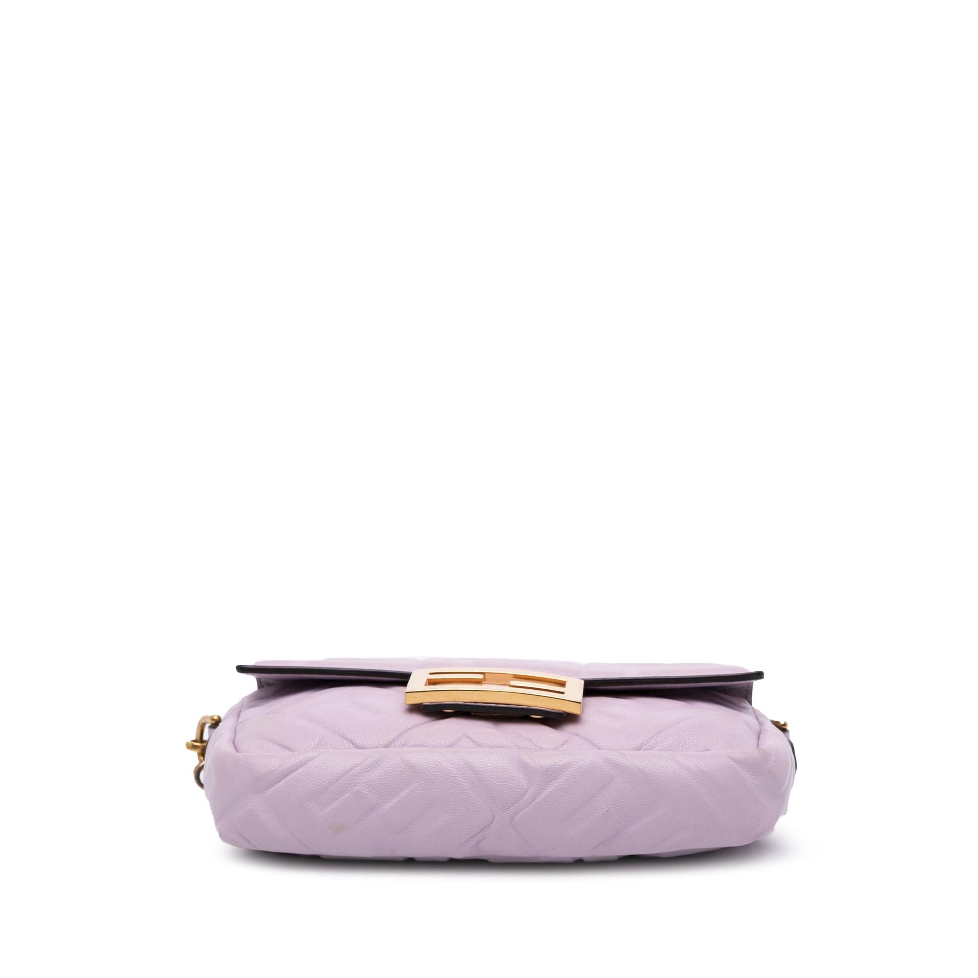 Fendi Zucca Baguette Satchel Leather Mini Embossed Satchel Bag Baguette Satchel 3