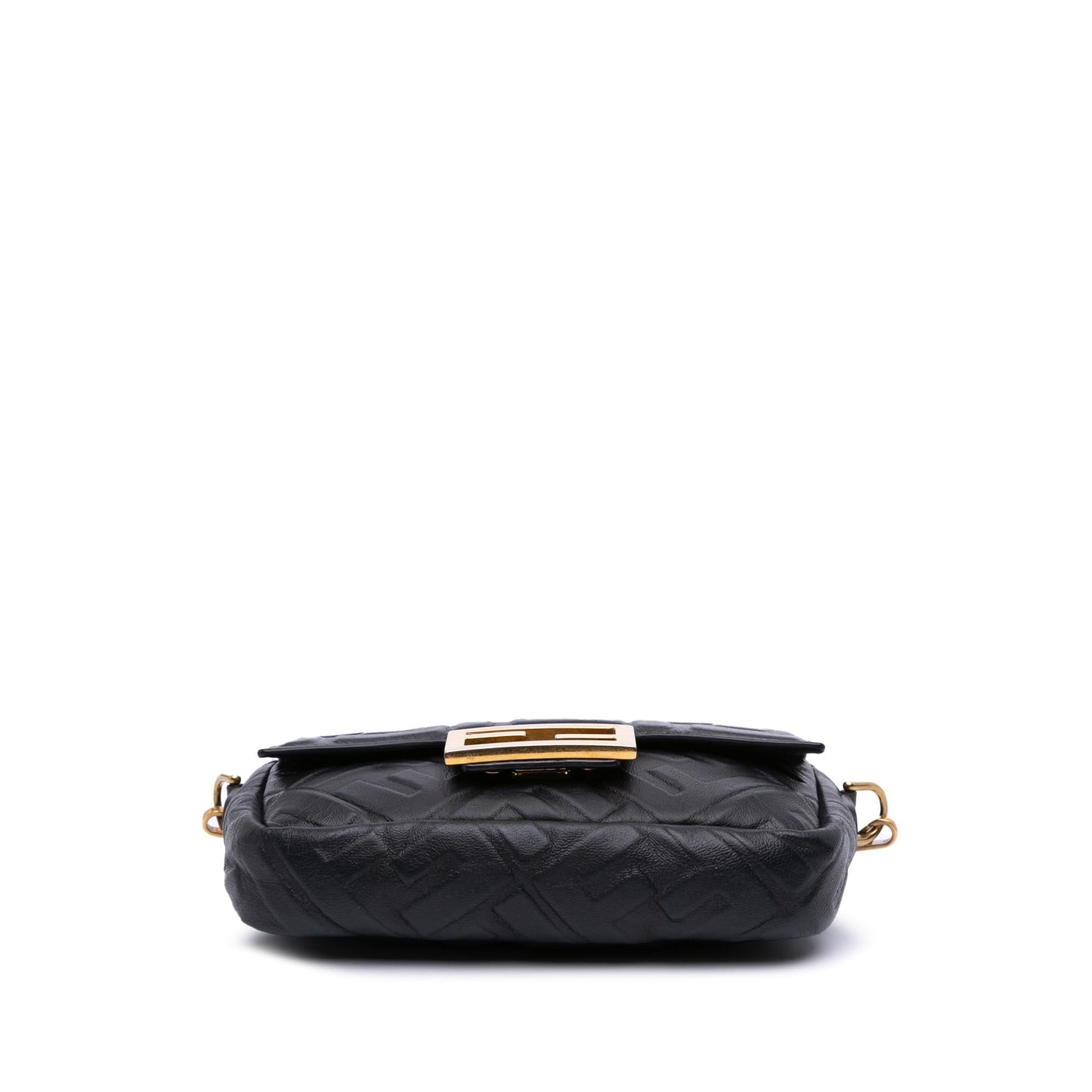 Fendi Zucca Baguette Satchel Leather Mini Embossed Satchel Bag Baguette Satchel 6