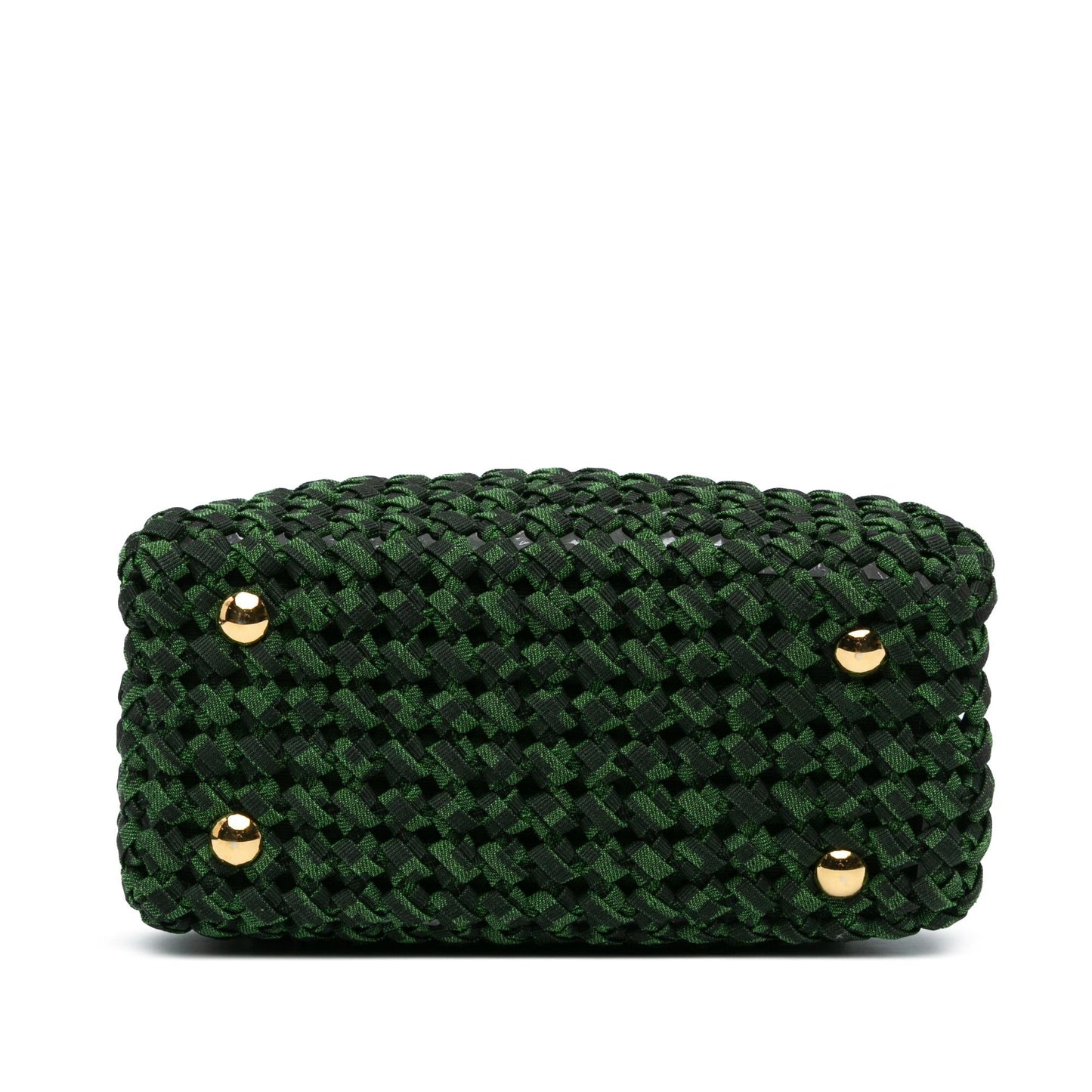Fendi Zucca Interlaced Iconic Peekaboo Satchel Shg Hnjiei Canvas Mini Satchel Bag