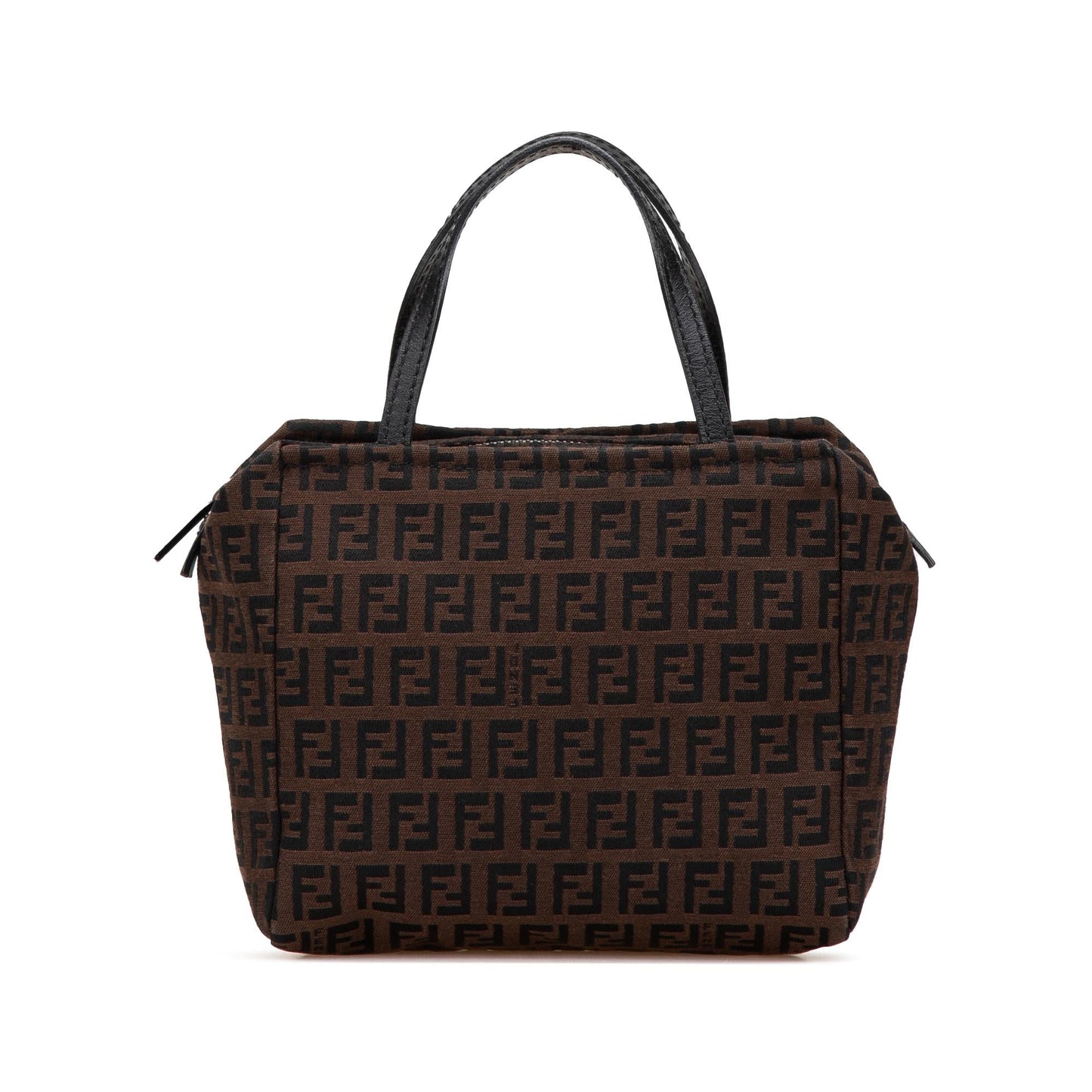 Fendi Zucchino Handbag Canvas Mini Satchel Bag Canvas Handbag 1