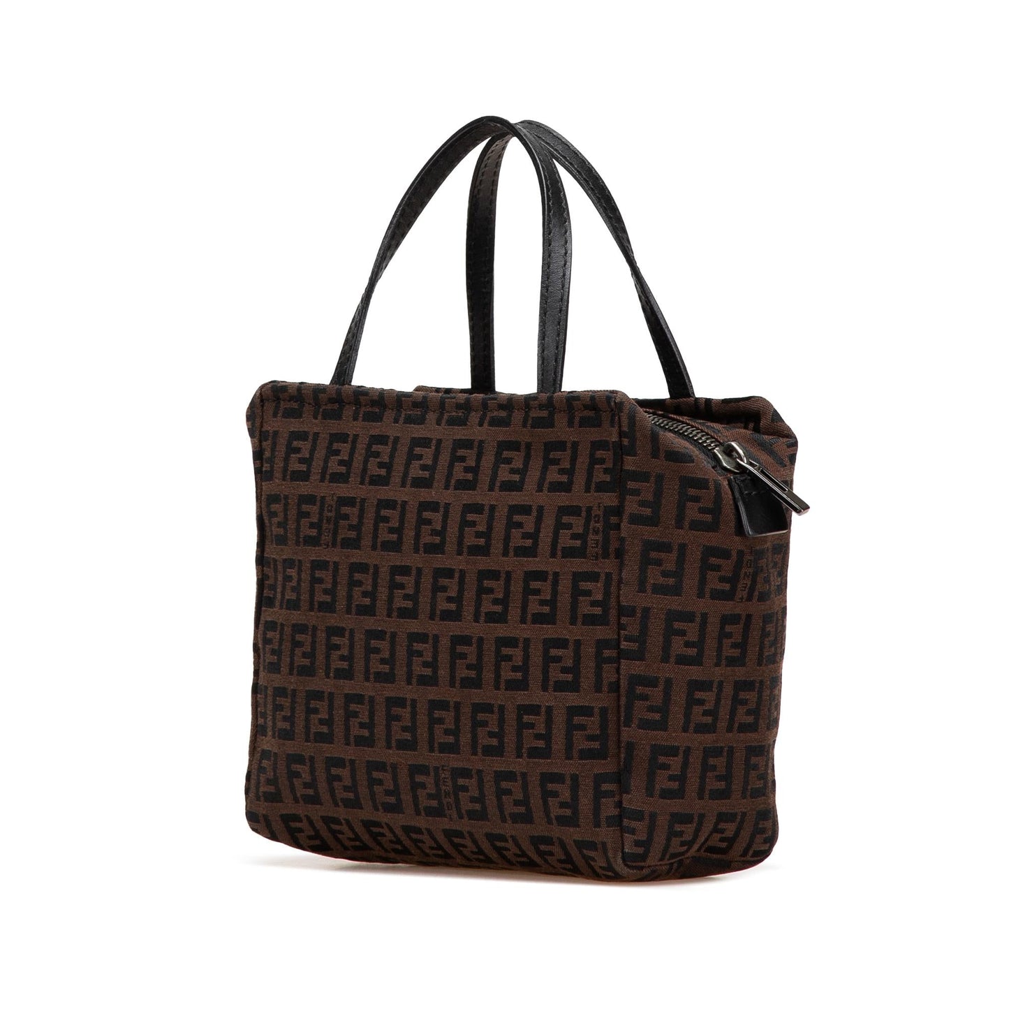 Fendi Zucchino Handbag Canvas Mini Satchel Bag Canvas Handbag 1