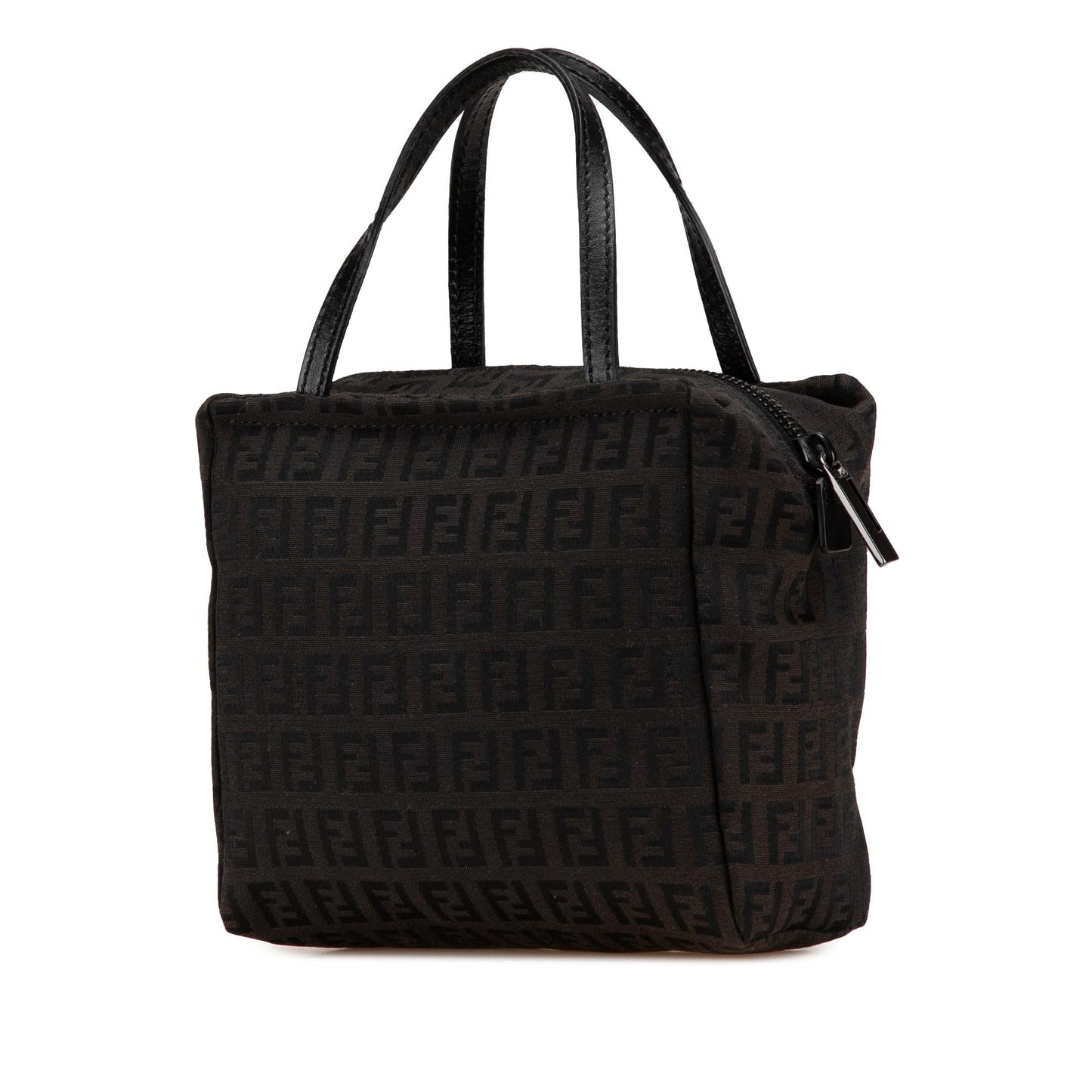Fendi Zucchino Handbag Canvas Mini Satchel Bag Canvas Handbag 2