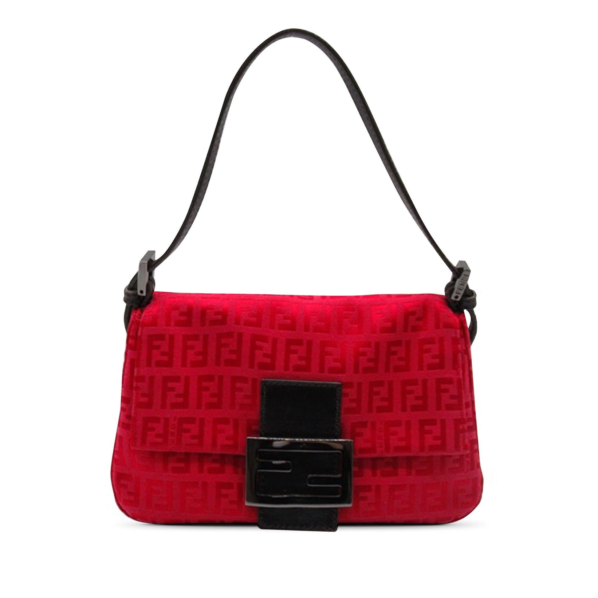 Fendi Zucchino Mamma Shoulder Bag Shg Huhjv9 Canvas Mini