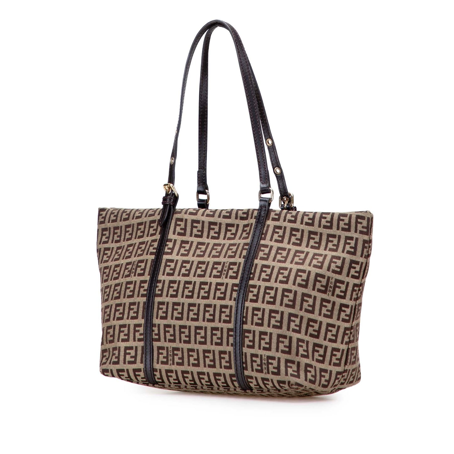 Fendi Zucchino Superstar Tote Canvas Mini Tote Bag