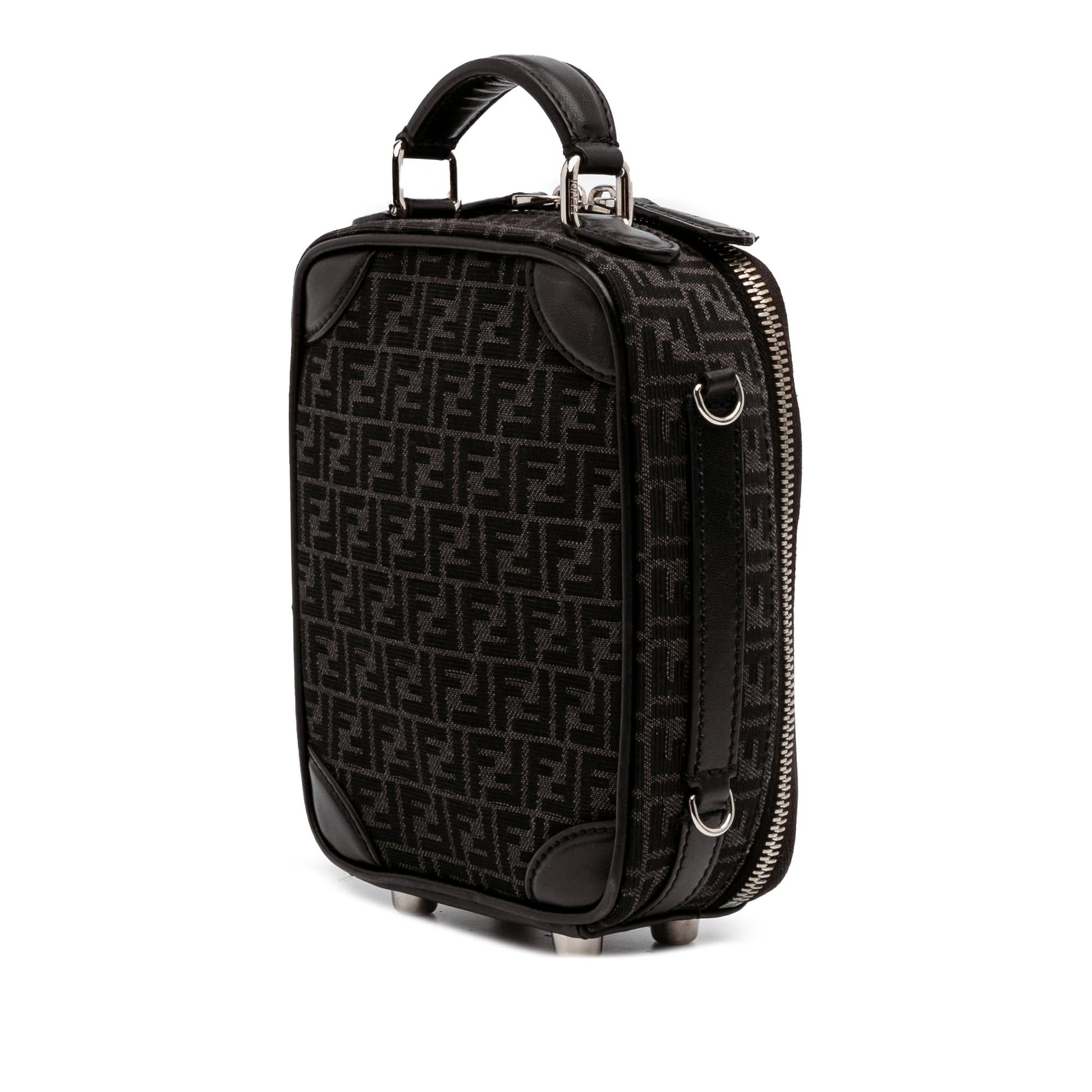 Fendi Zucchino Recycled Jacquard Trolley Satchel Mini Satchel Bag