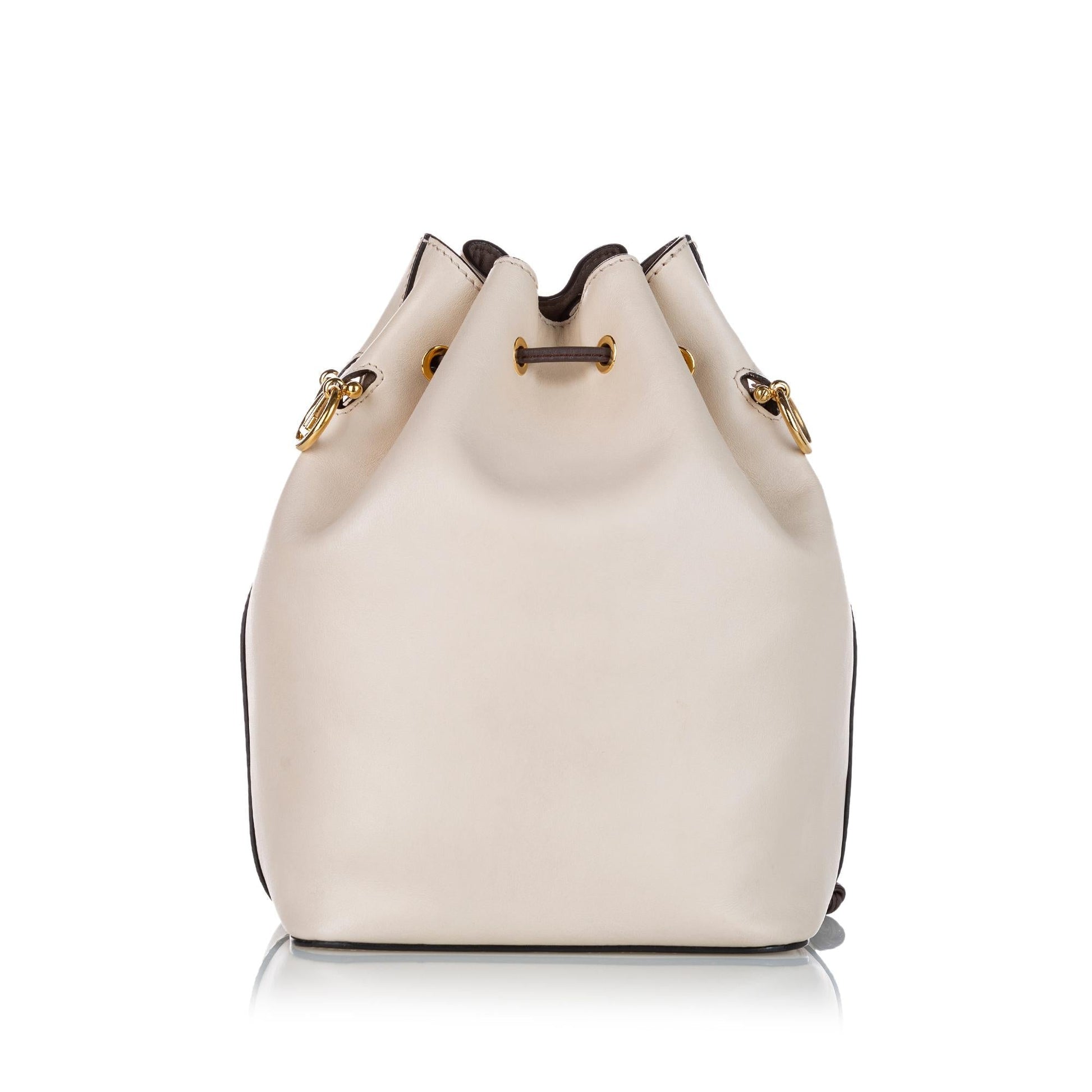 Fendi Mon Tresor Bag Shg Leather Bucket Shoulder Bag Bag Shg 24036