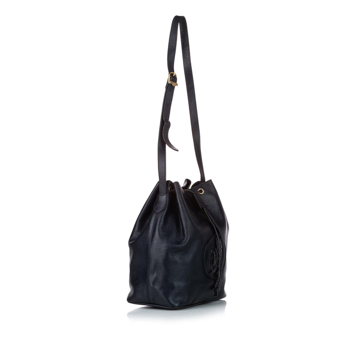 Fendi Mon Tresor Bag Shg Leather Bucket Shoulder Bag