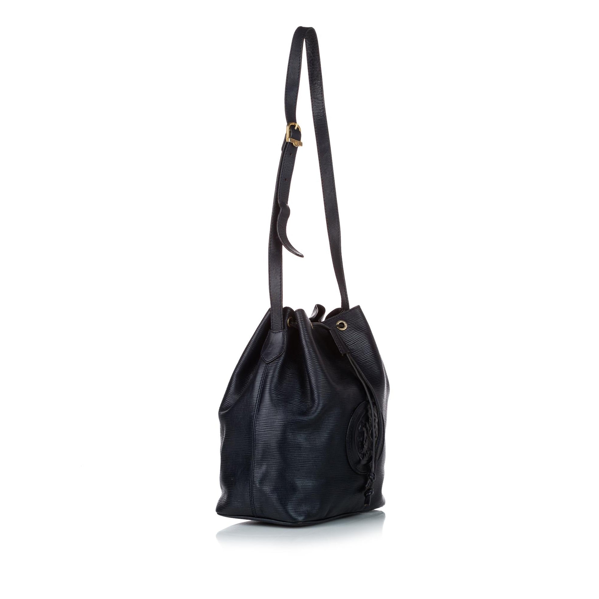 Fendi Mon Tresor Bag Shg Leather Bucket Shoulder Bag