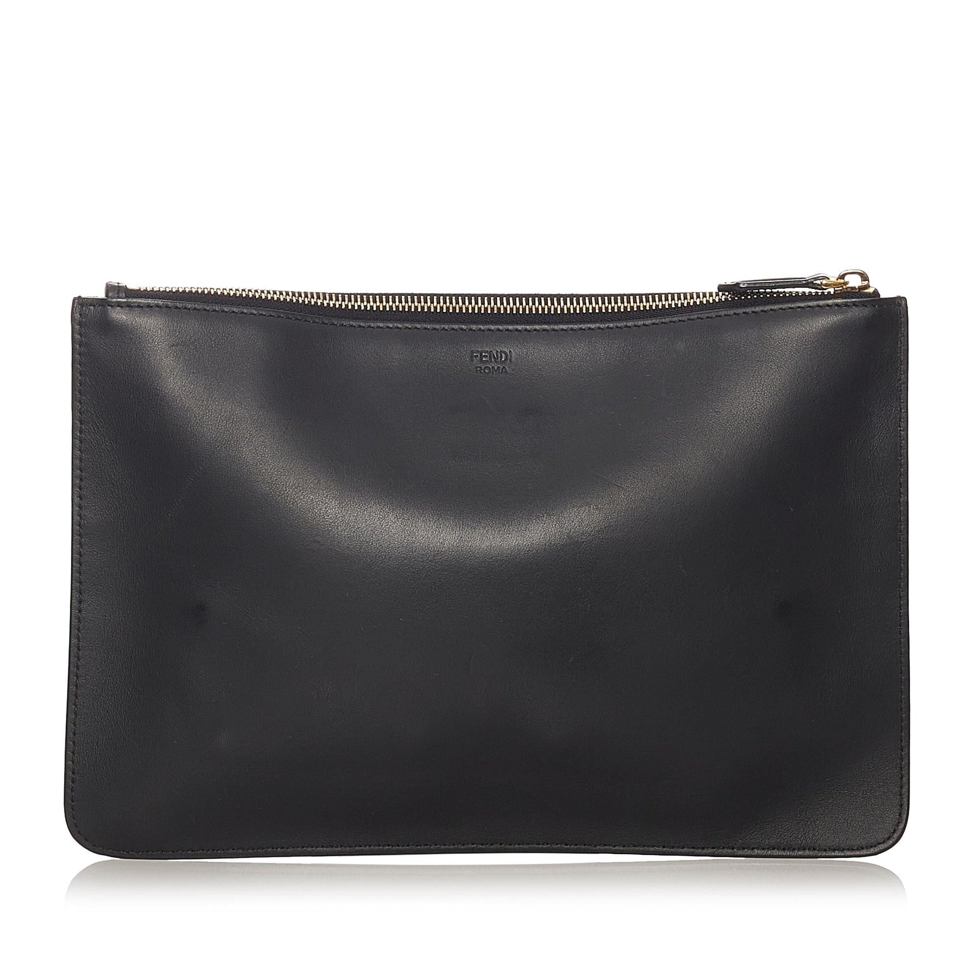 Fendi Monster Clutch Bag Shg Leather Bag Shg 27468