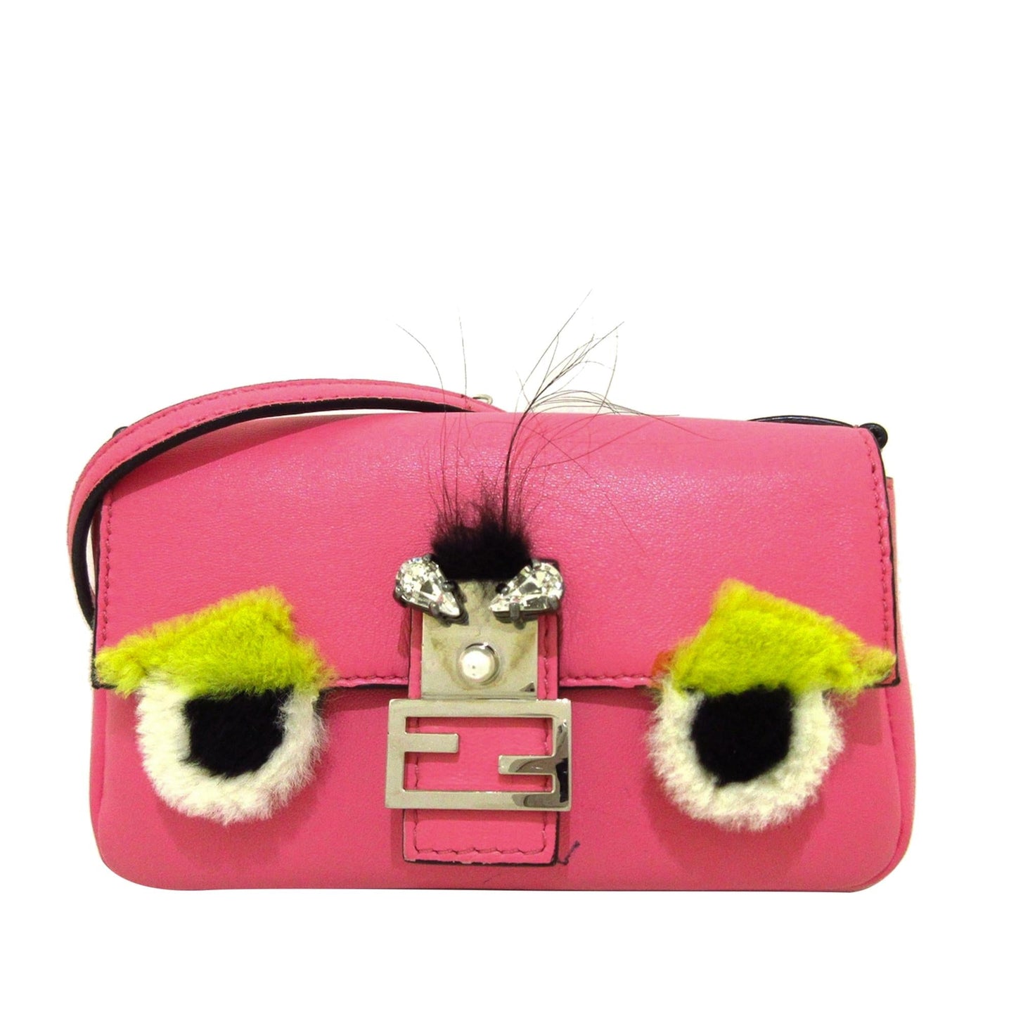 Fendi Monster Crossbody Bag Shg Leather