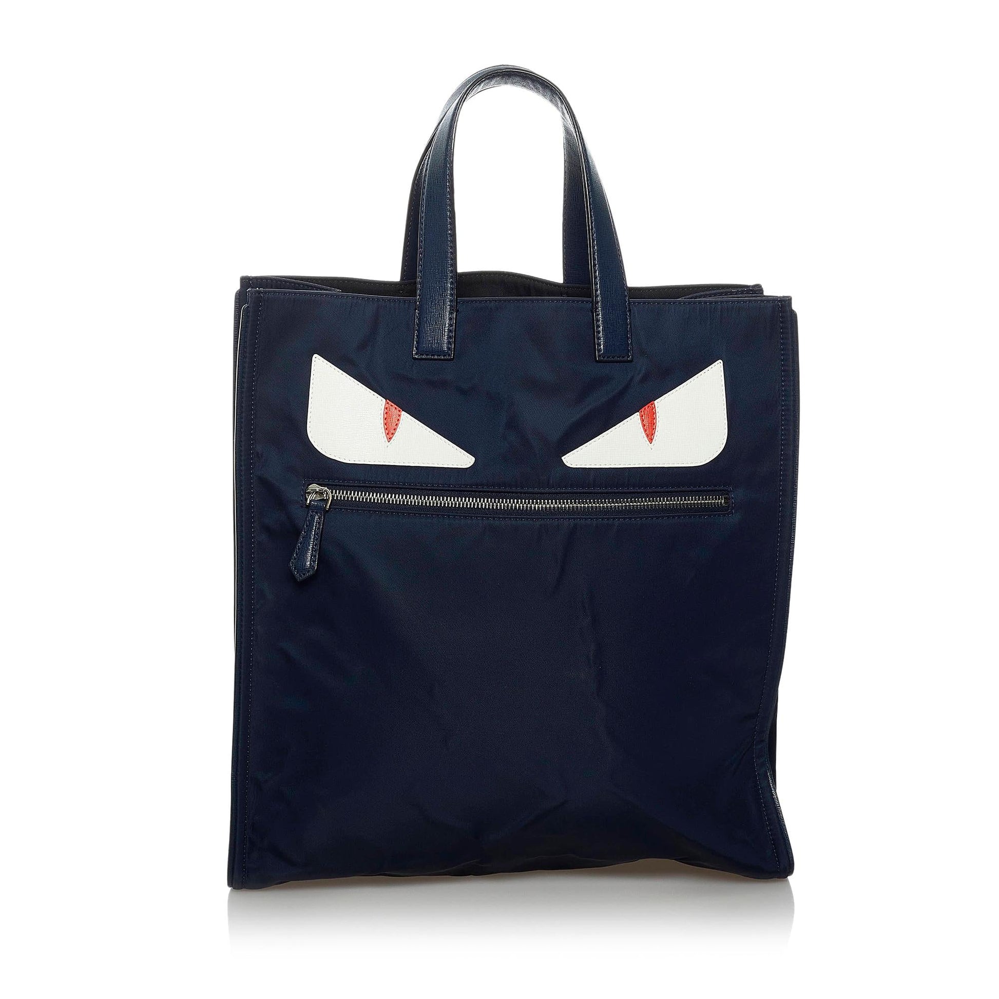 Fendi Monster Tote Bag Shg Nylon