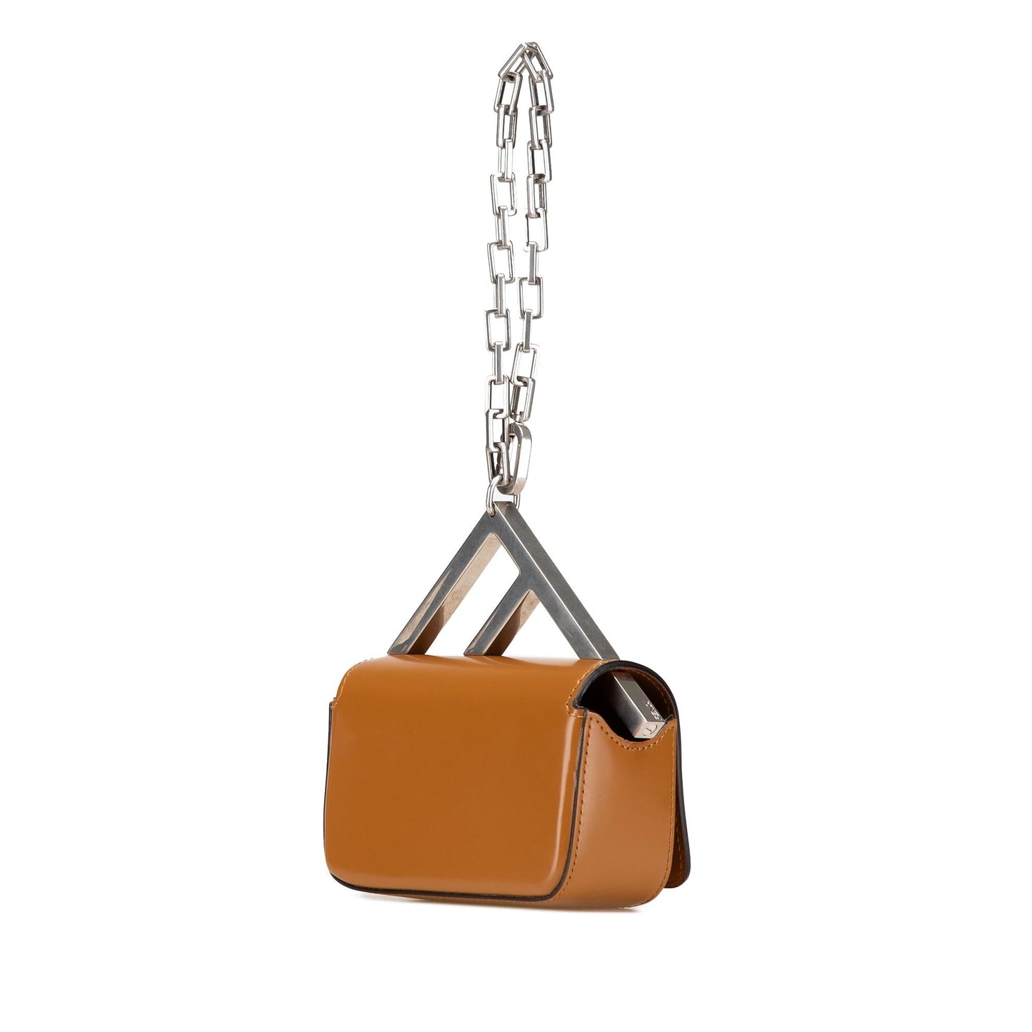 Fendi Nano Bag Glossy Calfskin Handbag Satchel Bag Glossy Calfskin Handbag