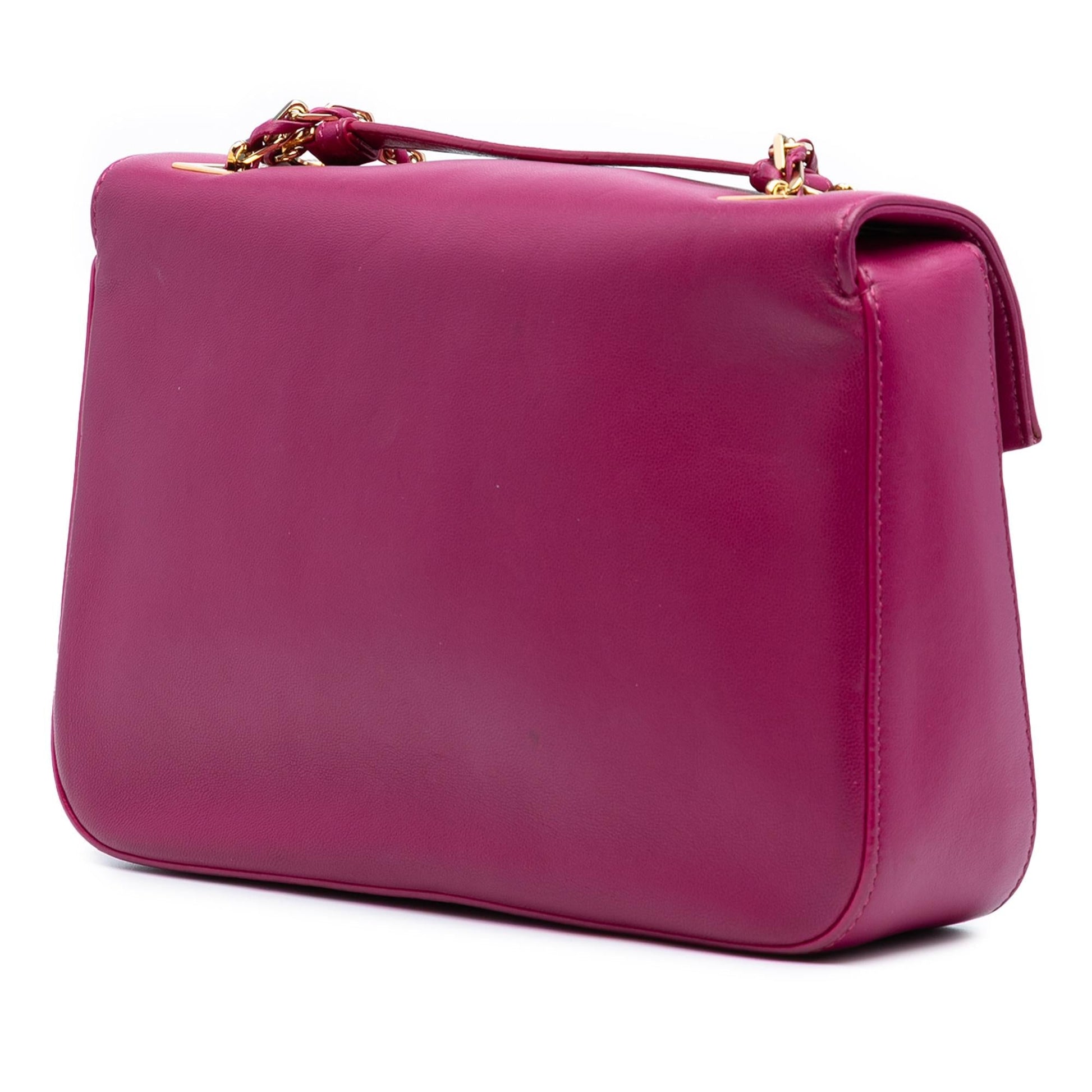 Fendi Nappa Be Baguette Crossbody Shoulder Bag