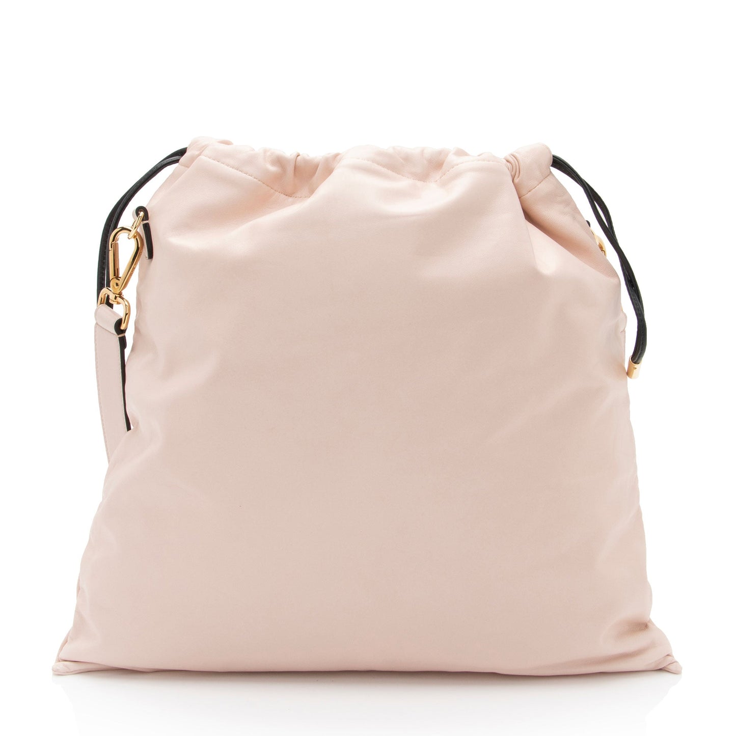 Fendi Nappa Drawstring Shoulder Bag Shf S7Ufln Leather Medium