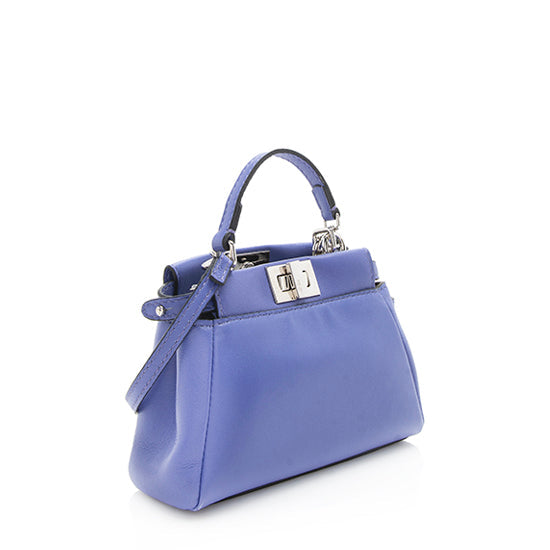 Fendi Nappa Peekaboo Shoulder Bag Shf Leather Micro Bag Shf 11505