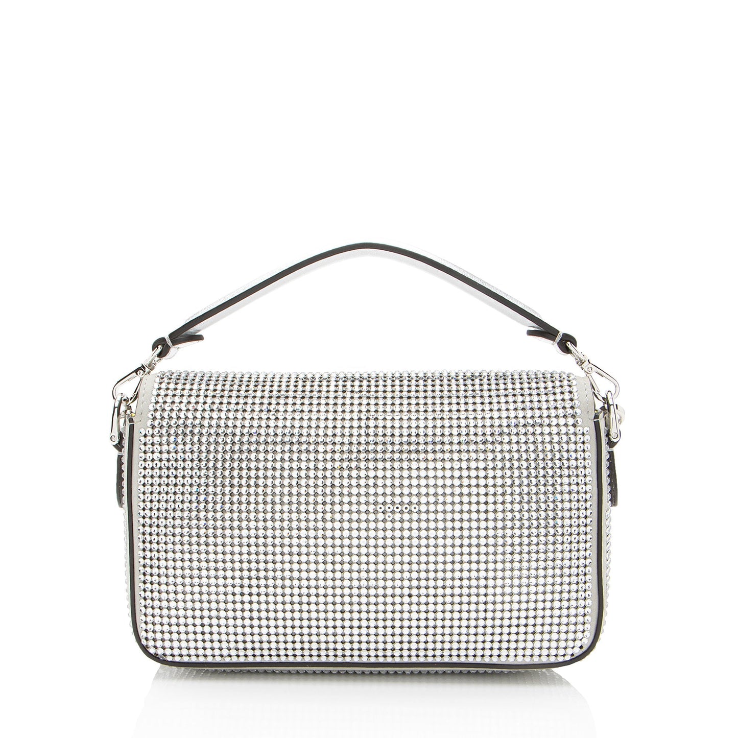 Fendi Nubuck Crystal Baguette Shf Euhxv9 Crossbody Bag Mini Shoulder Bag