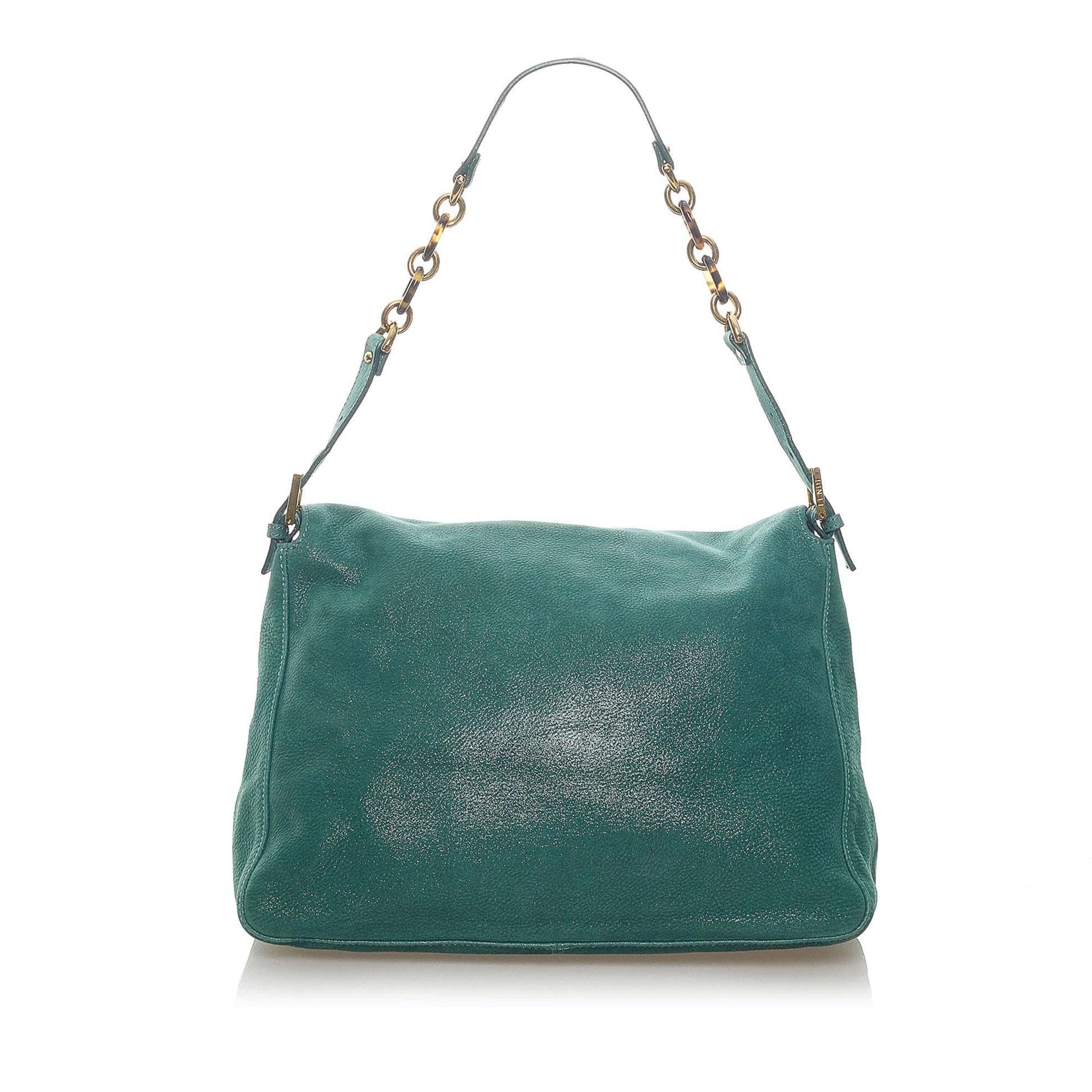Fendi Nubuck Mamma Forever Shoulder Bag Shg