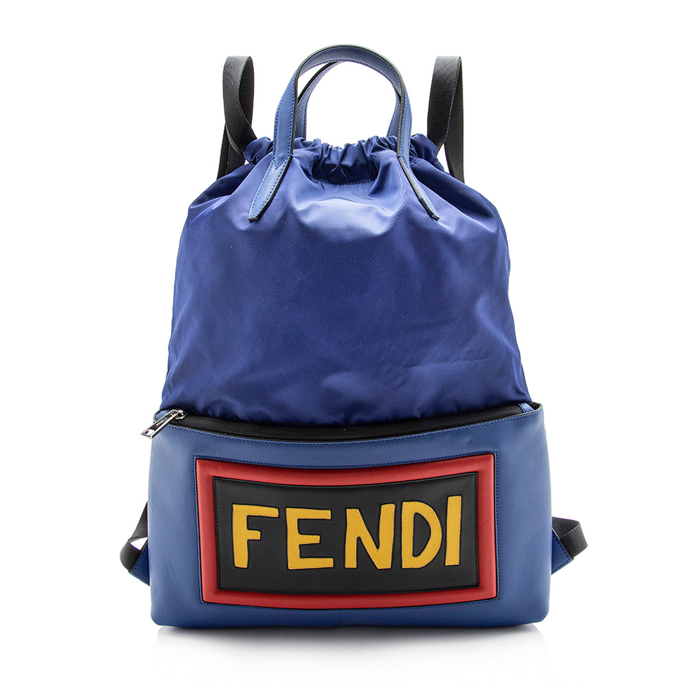 Fendi Backpack Shf Nylon Logo Shoulder Bag