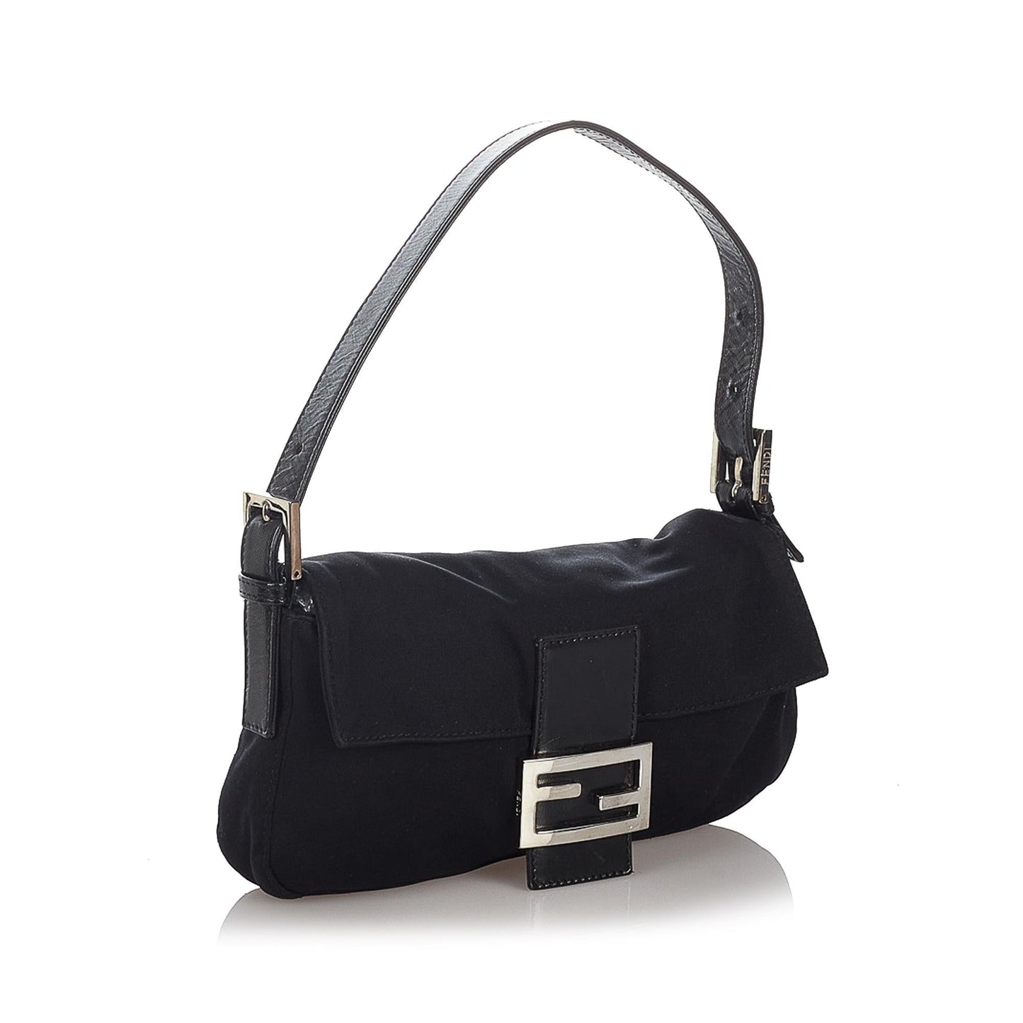 Fendi Mamma Baguette Shg Handbag Nylon Shoulder Bag