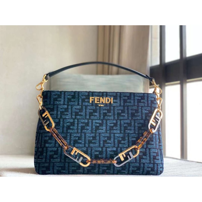 Fendi Lock Hand Bag Travel Bag