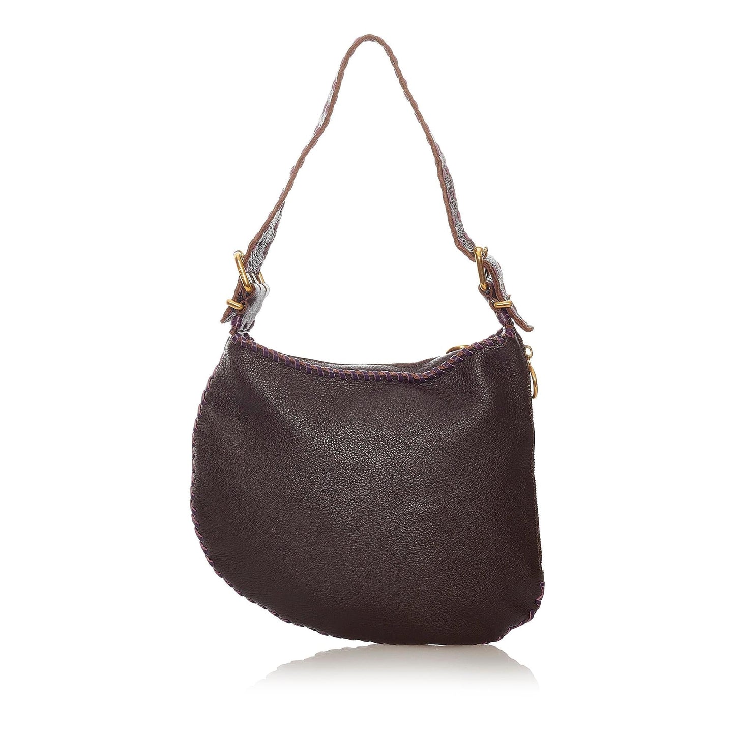 Fendi Oyster Hobo Bag Shg Leather Shoulder Bag
