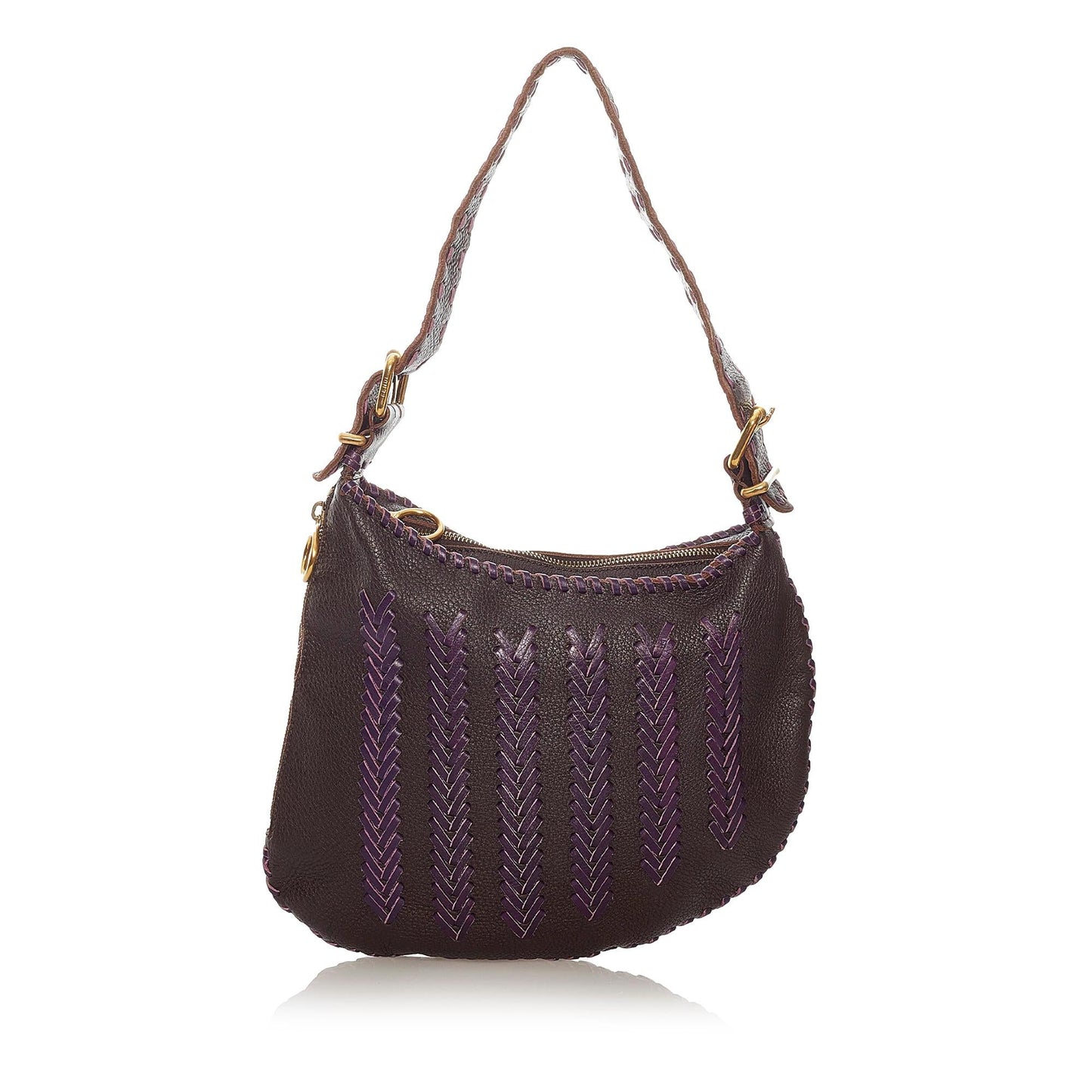 Fendi Oyster Hobo Bag Shg Leather Shoulder Bag