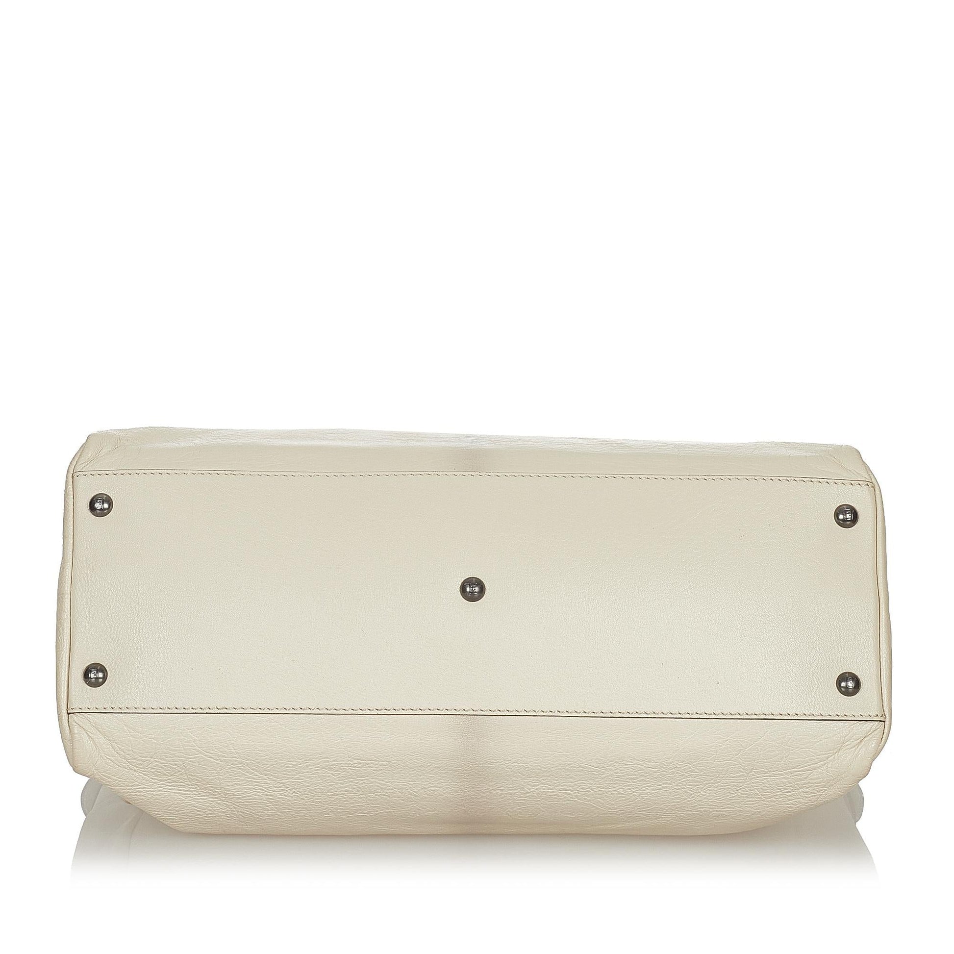 Fendi Peekaboo Satchel Shg Leather Satchel Bag Satchel Shg 26730