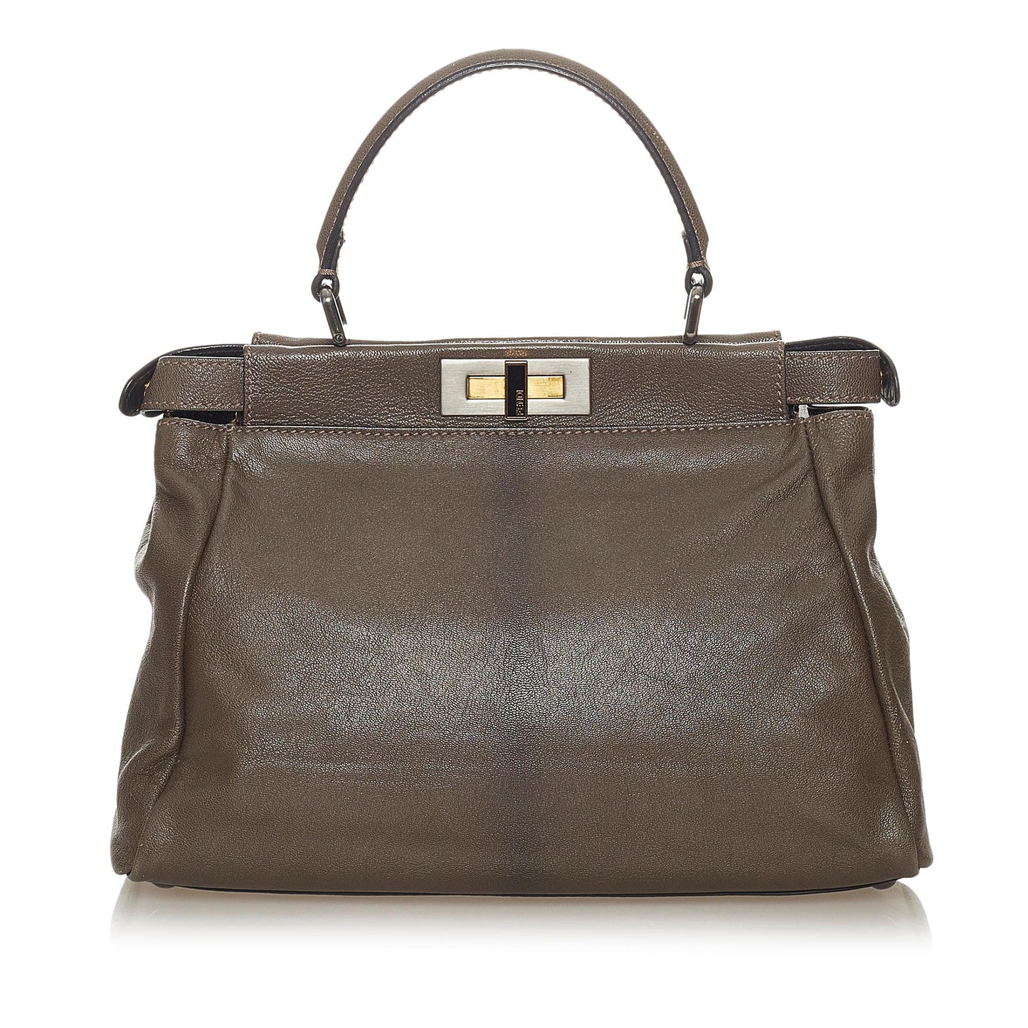 Fendi Peekaboo Satchel Shg Leather Satchel Bag Satchel Shg 27570