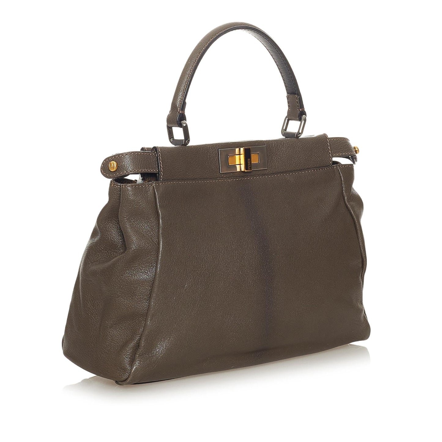 Fendi Peekaboo Satchel Shg Leather Satchel Bag Satchel Shg 27570