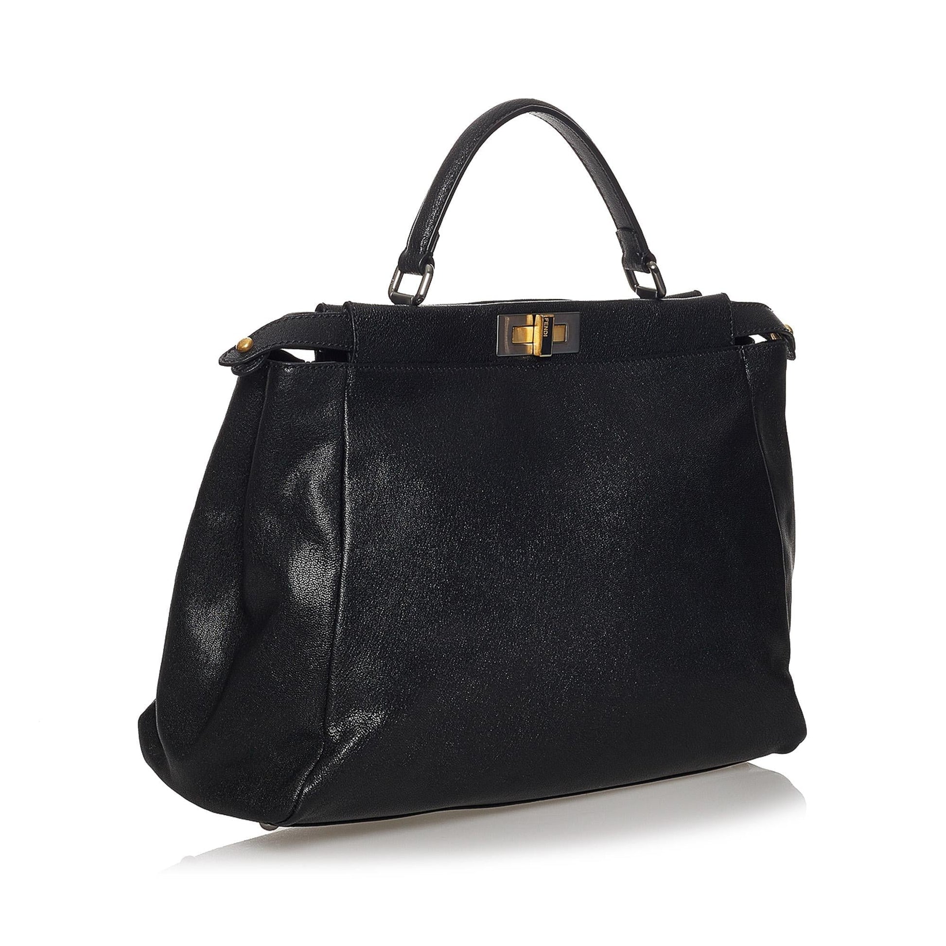 Fendi Peekaboo Satchel Shg Leather Satchel Bag Satchel Shg 31245