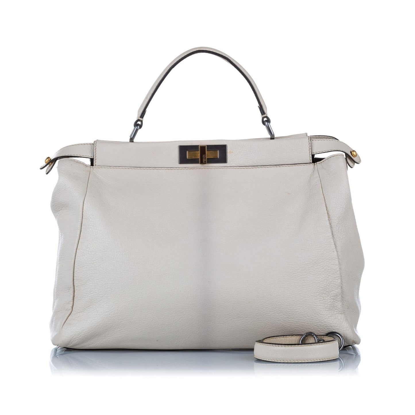 Fendi Peekaboo Satchel Shg Leather Satchel Bag Satchel Shg 32335