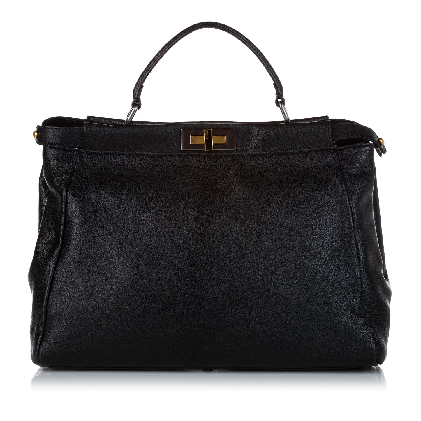 Fendi Peekaboo Satchel Shg Leather Satchel Bag Satchel Shg 32463