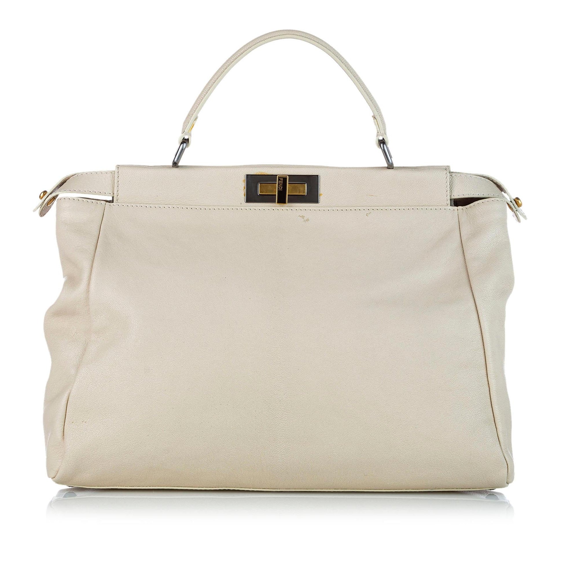 Fendi Peekaboo Satchel Shg Leather Satchel Bag Satchel Shg 32466