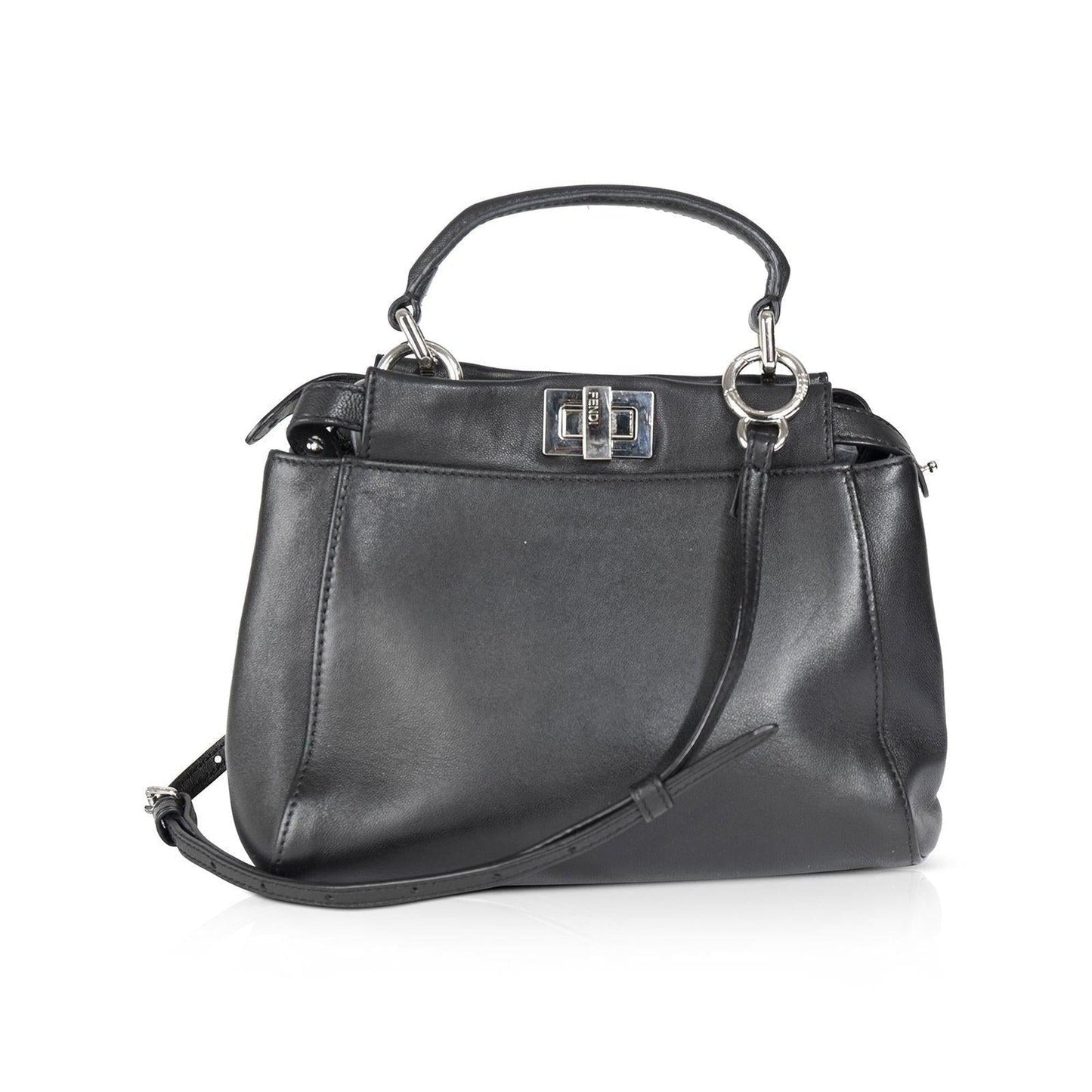Fendi Peekaboo Monster Eyes Satchel Bag Mini Travel Bag
